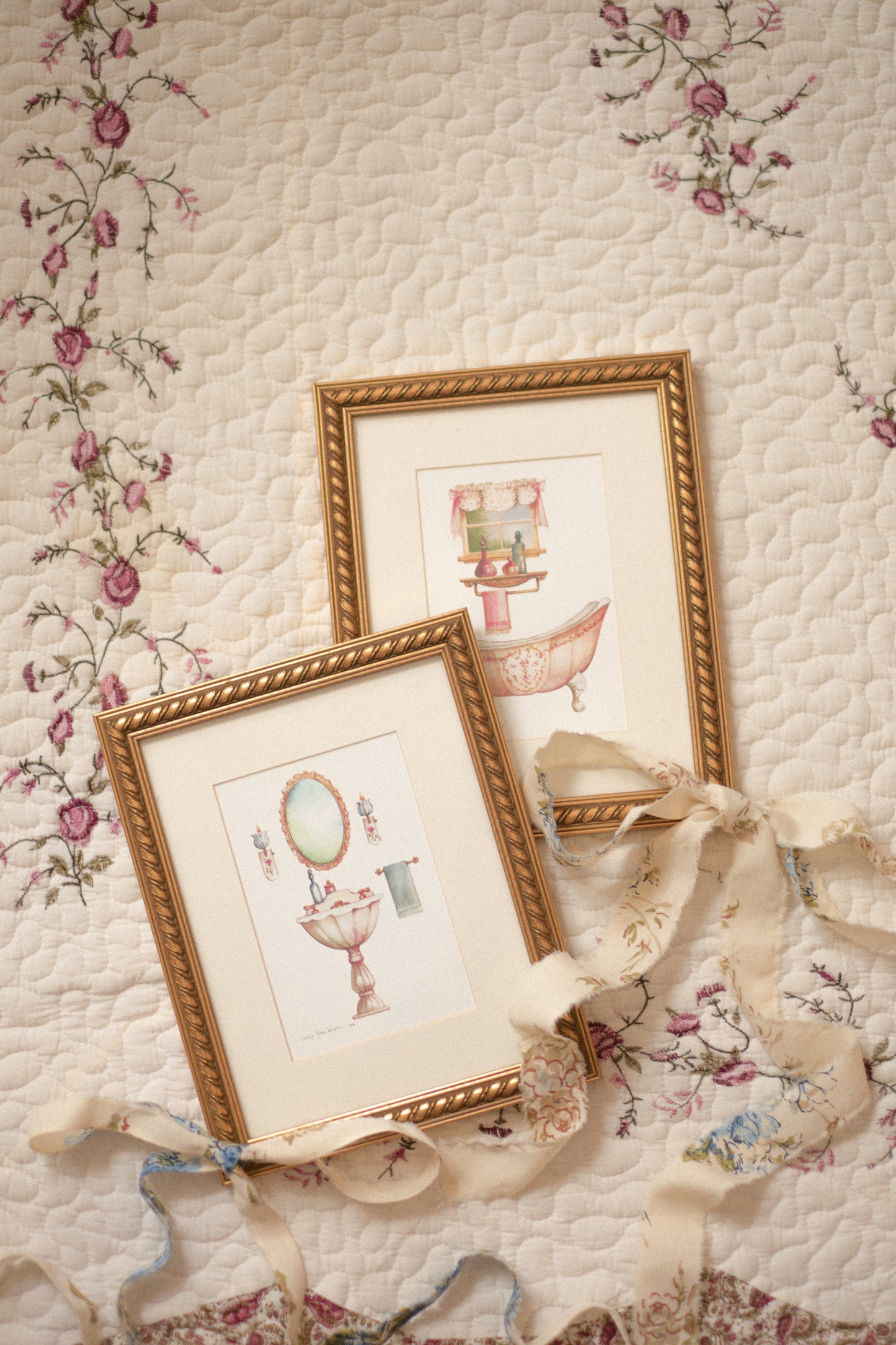 Vintage inspired frame set♡