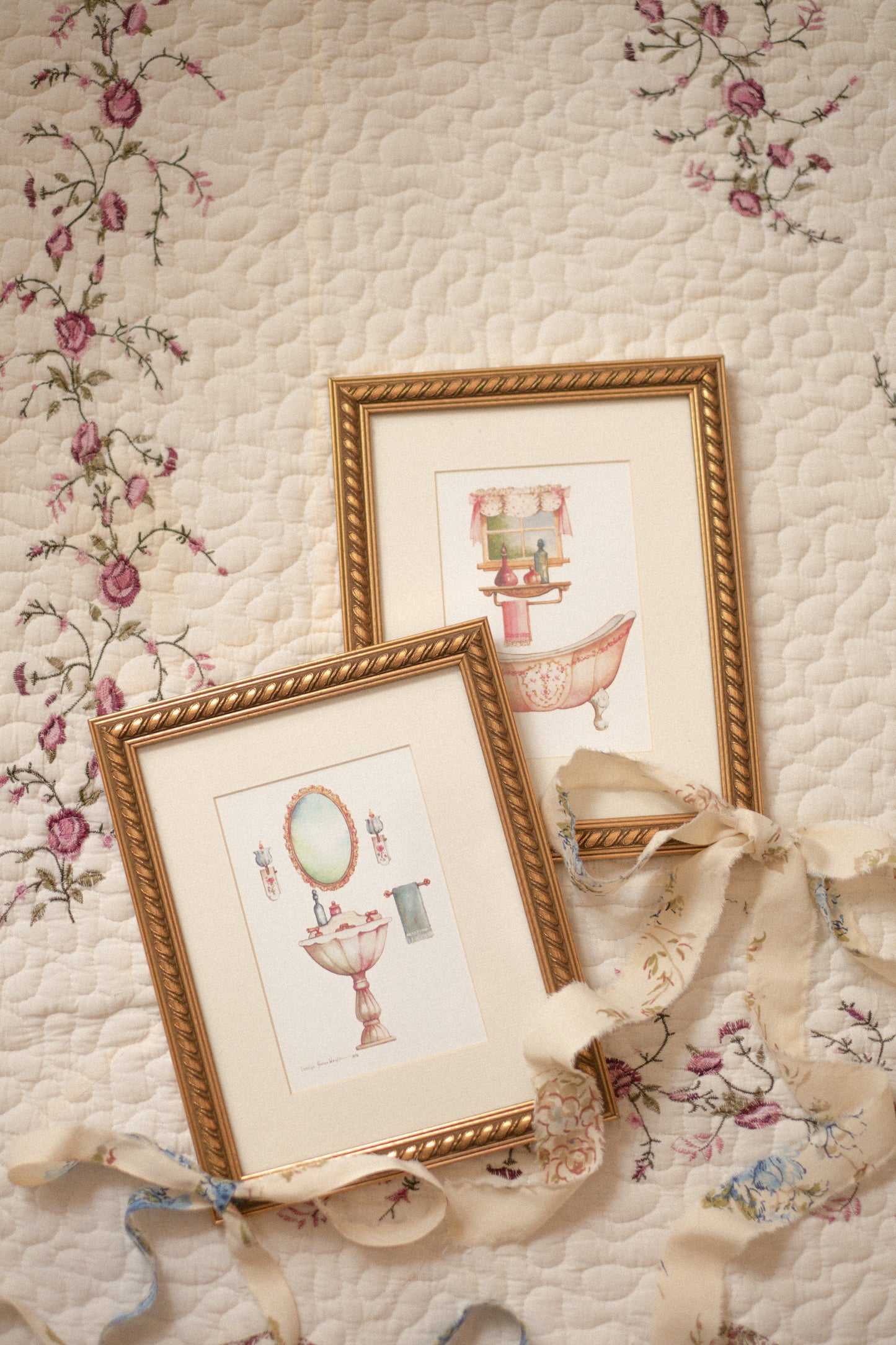 Vintage inspired frame set♡