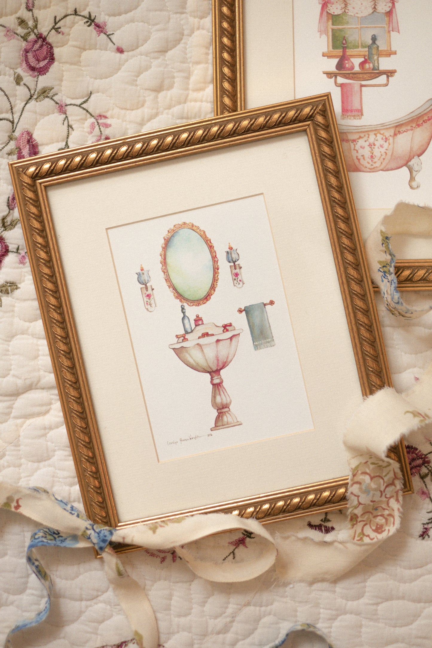 Vintage inspired frame set♡