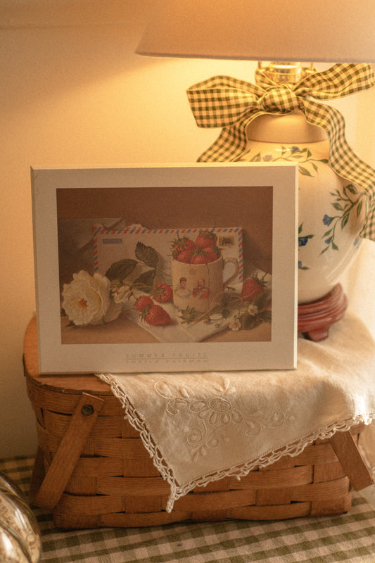 vintage strawberry wall art