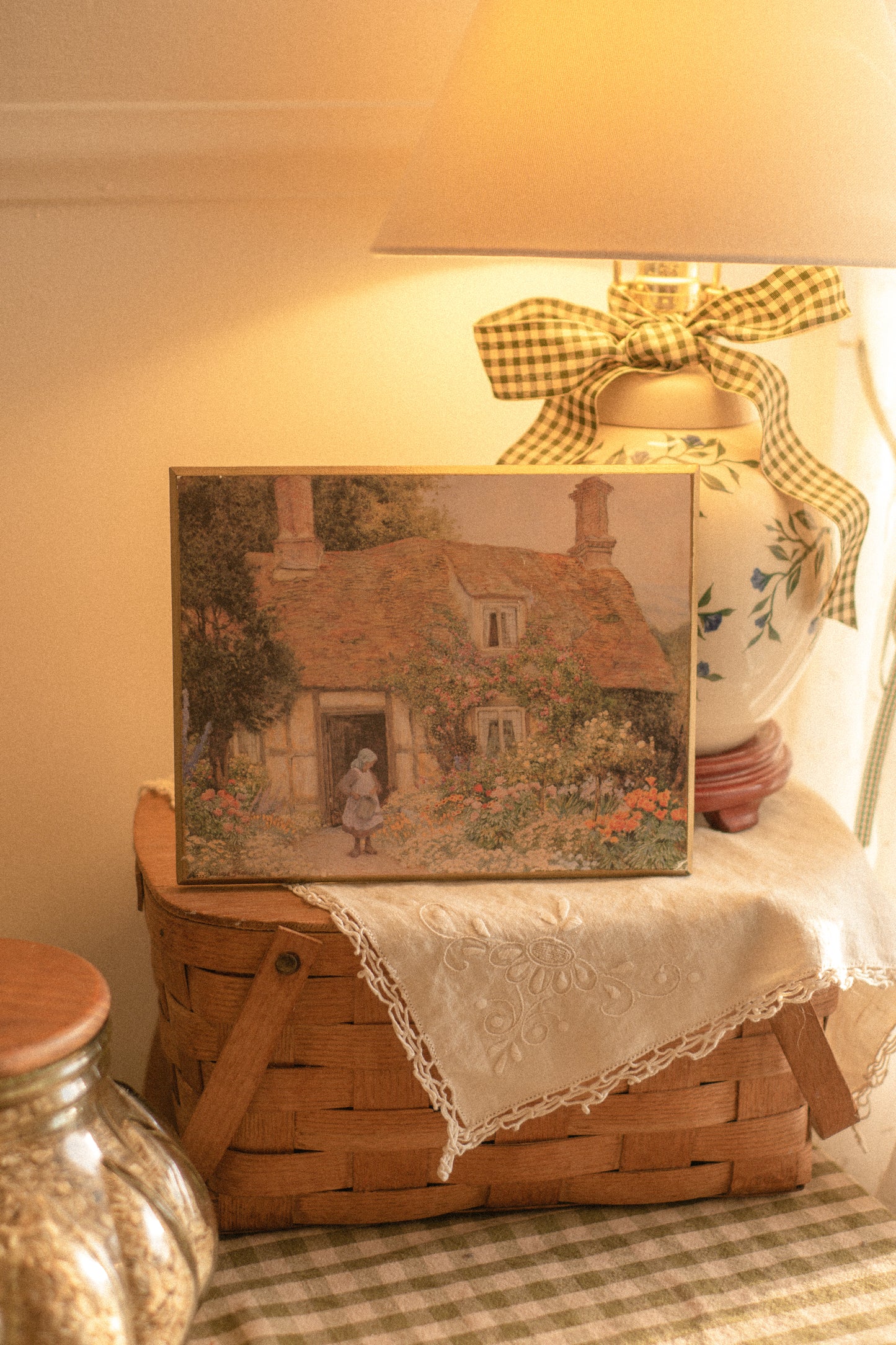 vintage cottage wall art