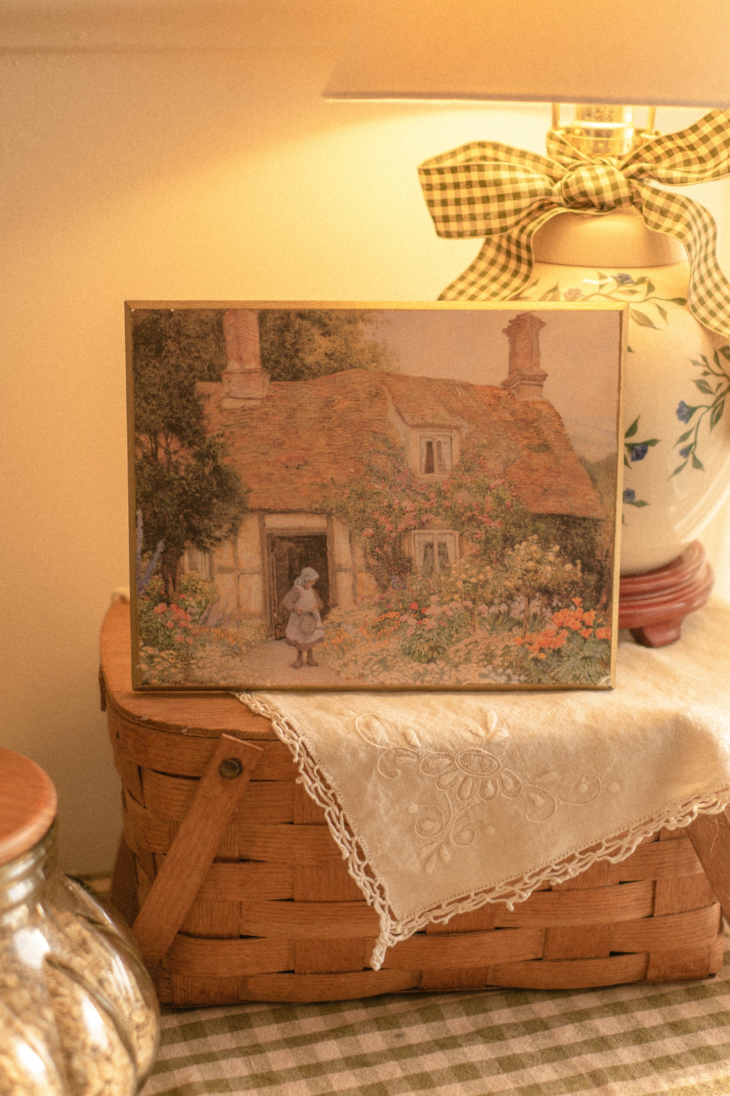 vintage cottage wall art