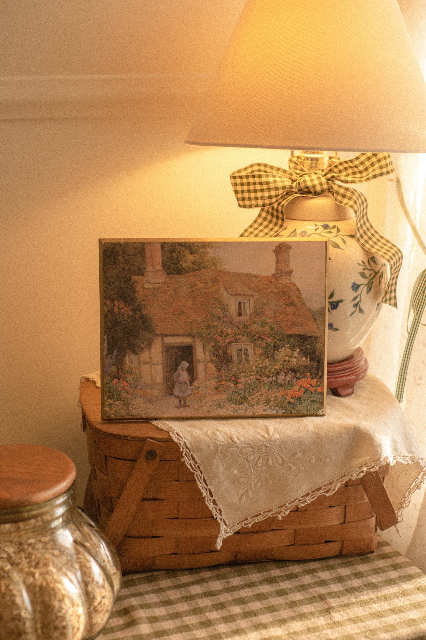 vintage cottage wall art