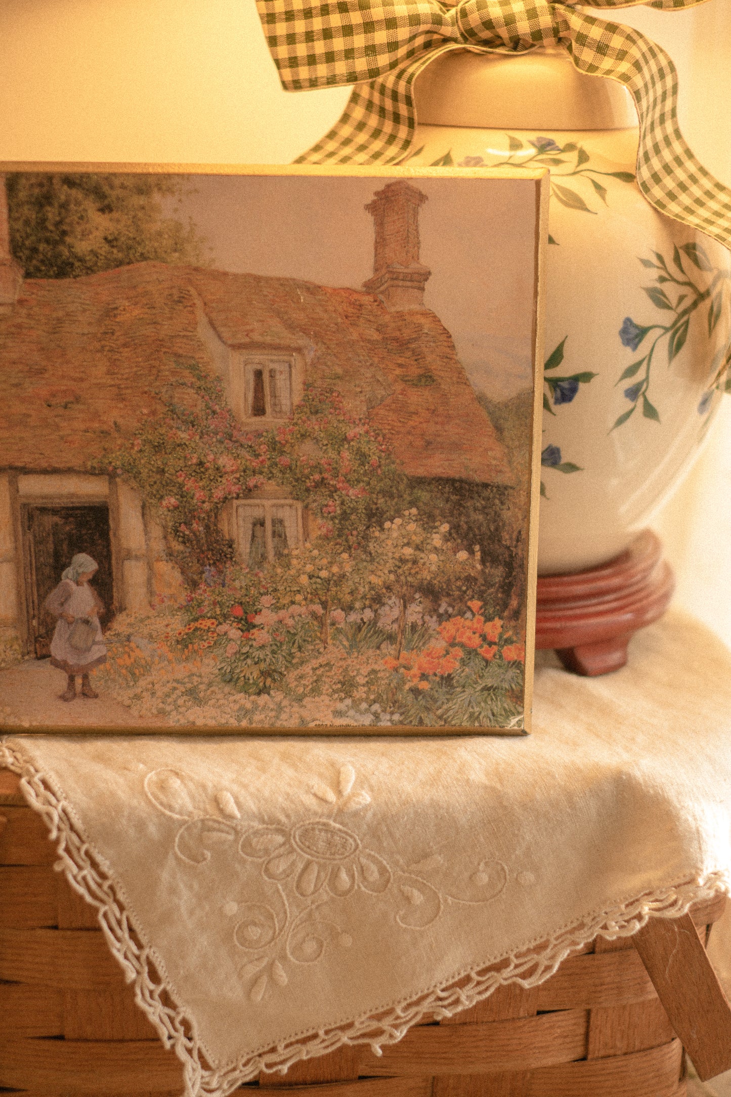 vintage cottage wall art