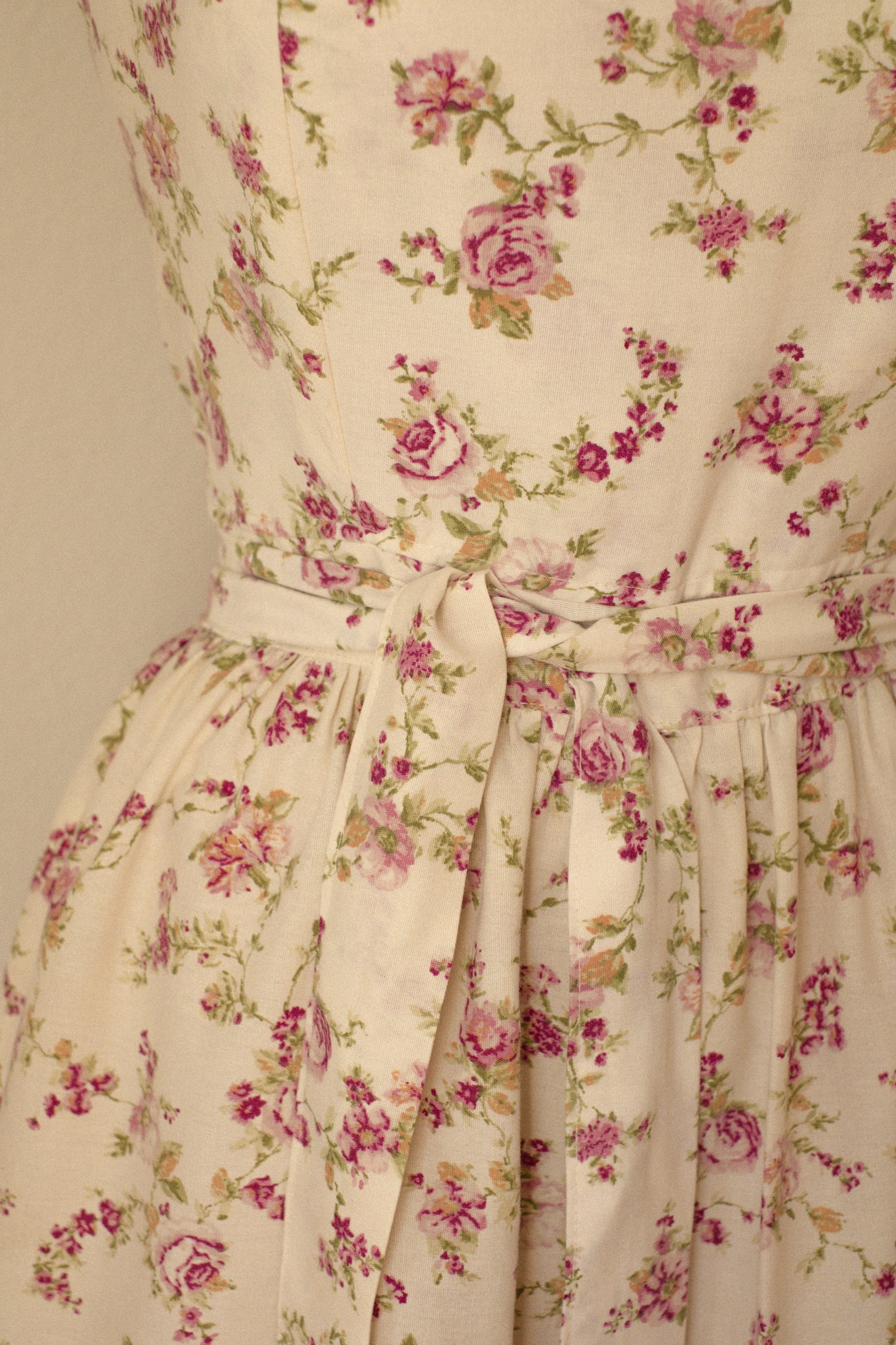 Handmade vintage floral apron set - Love letters