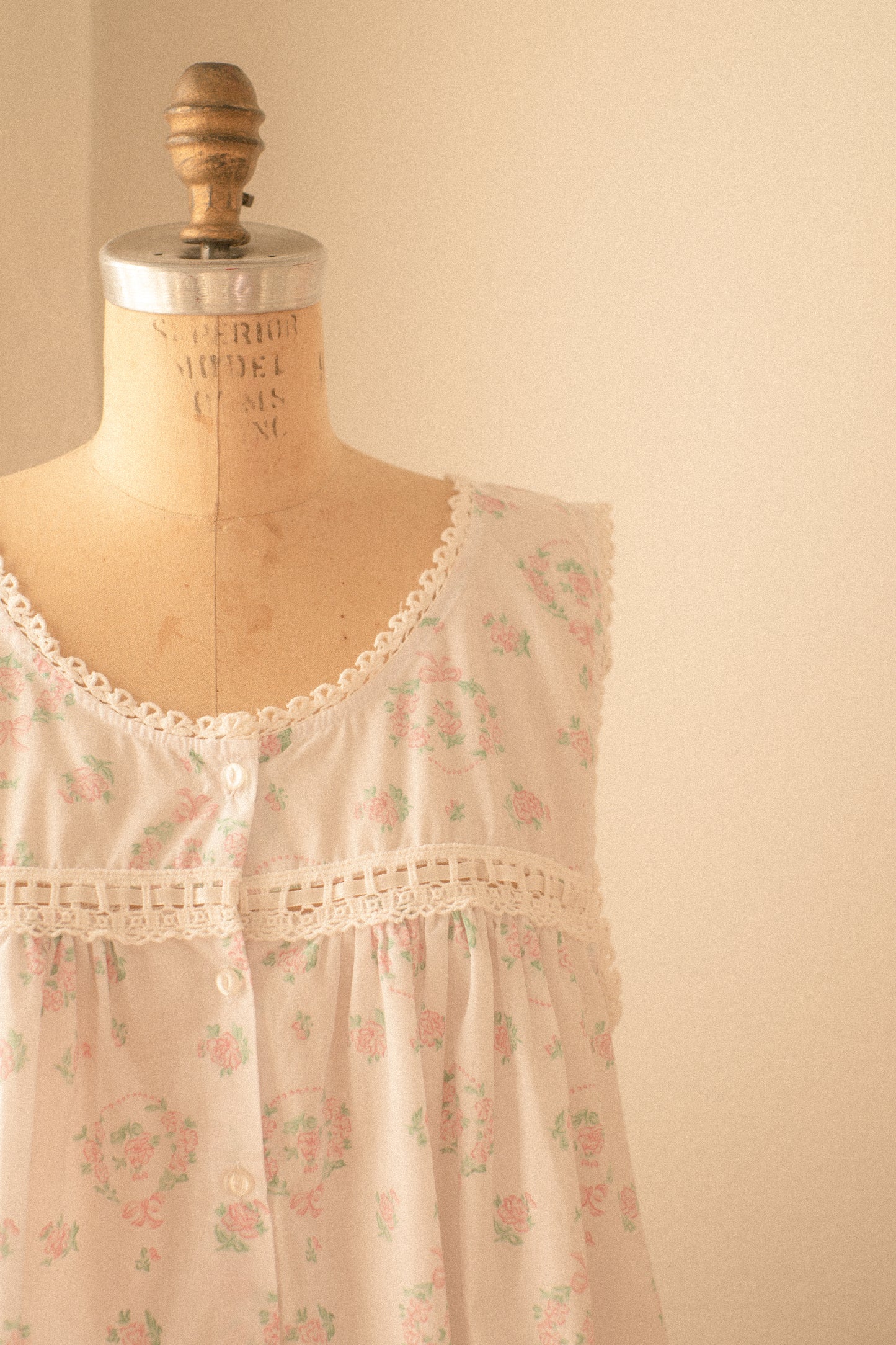 Vintage reworked cotton pyjama set♡