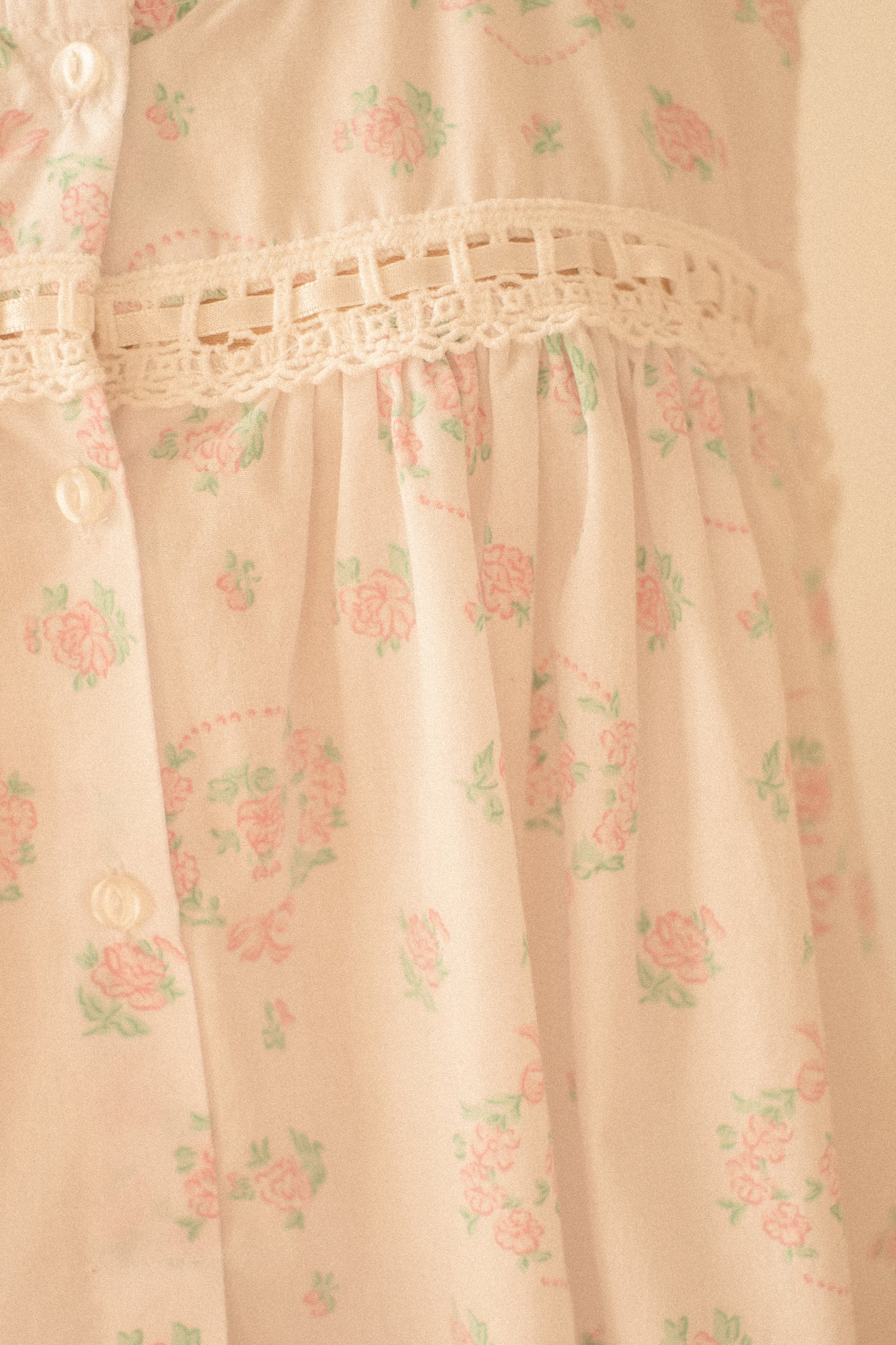 Vintage reworked cotton pyjama set♡