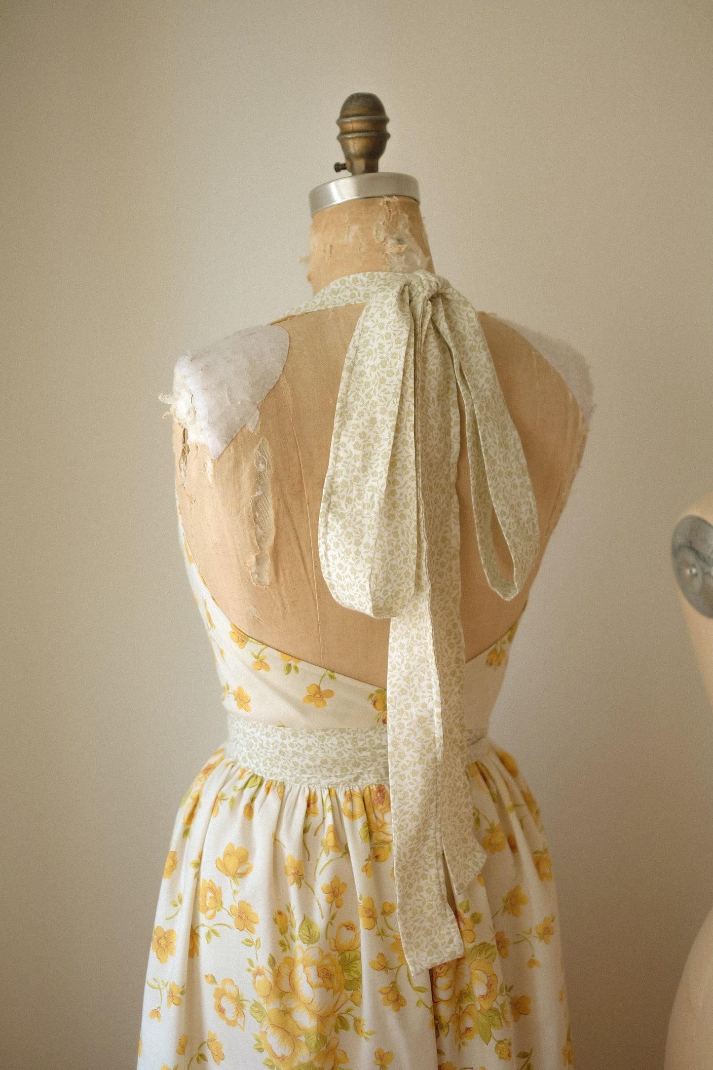 Handmade vintage floral apron - Honey β‘