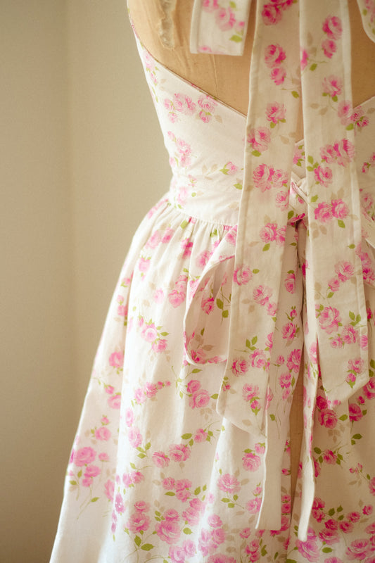 Handmade vintage apron - Rose ♡