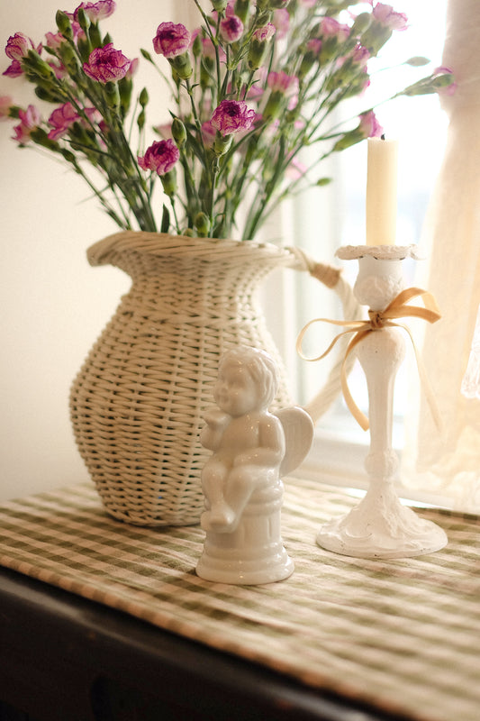 Vintage Cupid Angel ceramic figurine ♡