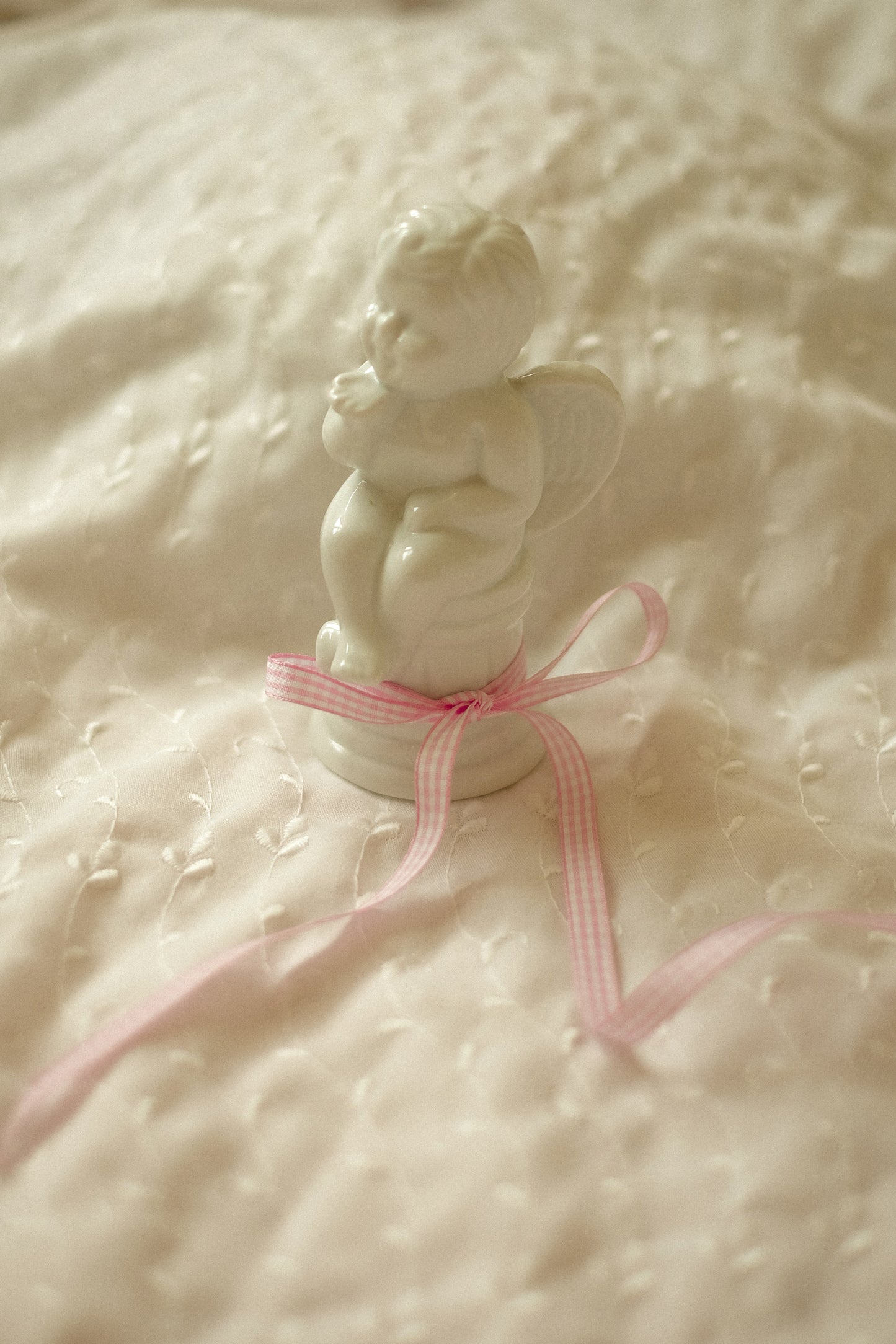 Vintage Cupid Angel ceramic figurine ♡