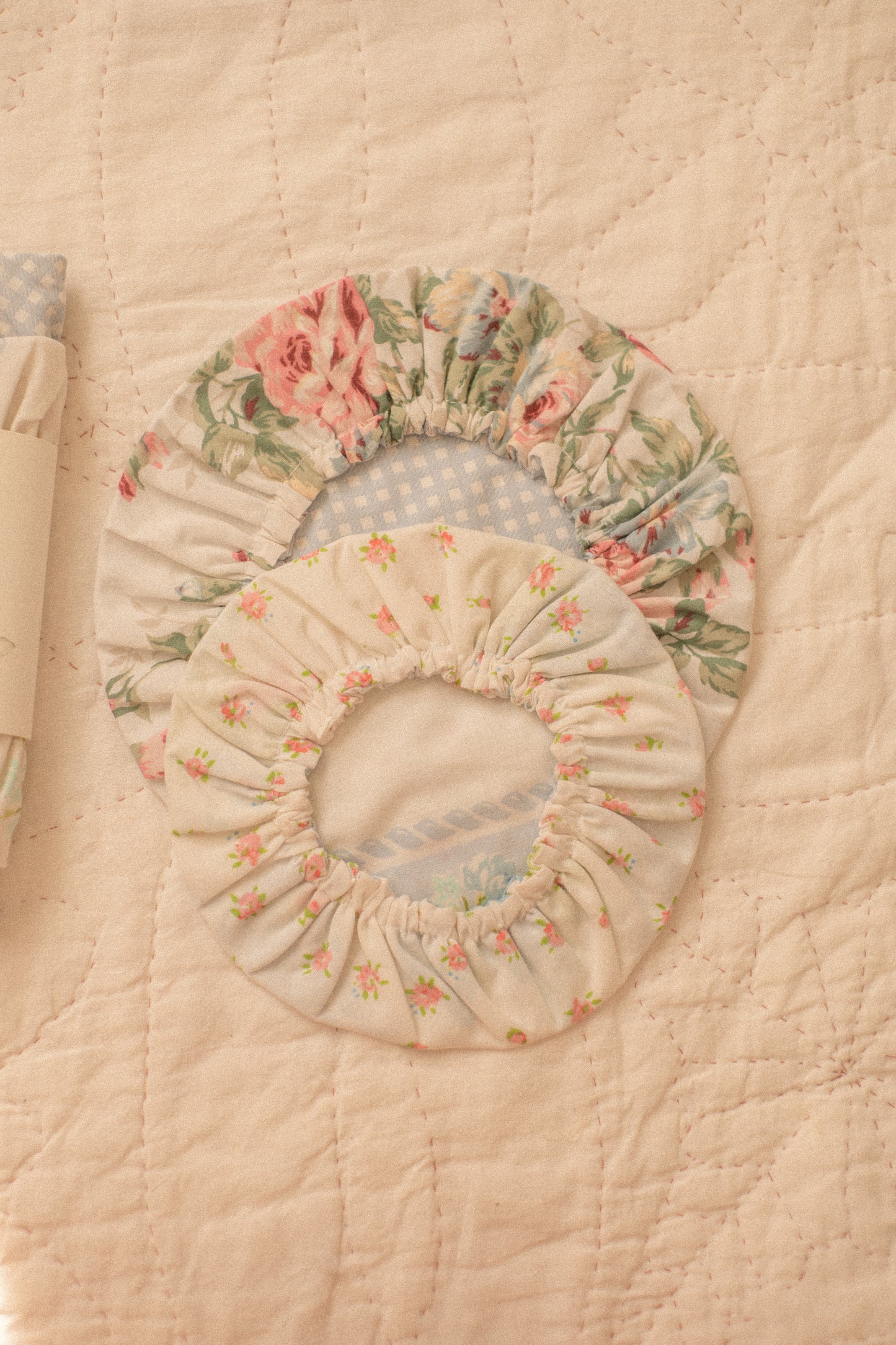 Handmade reusable bowl cover set - in the clouds