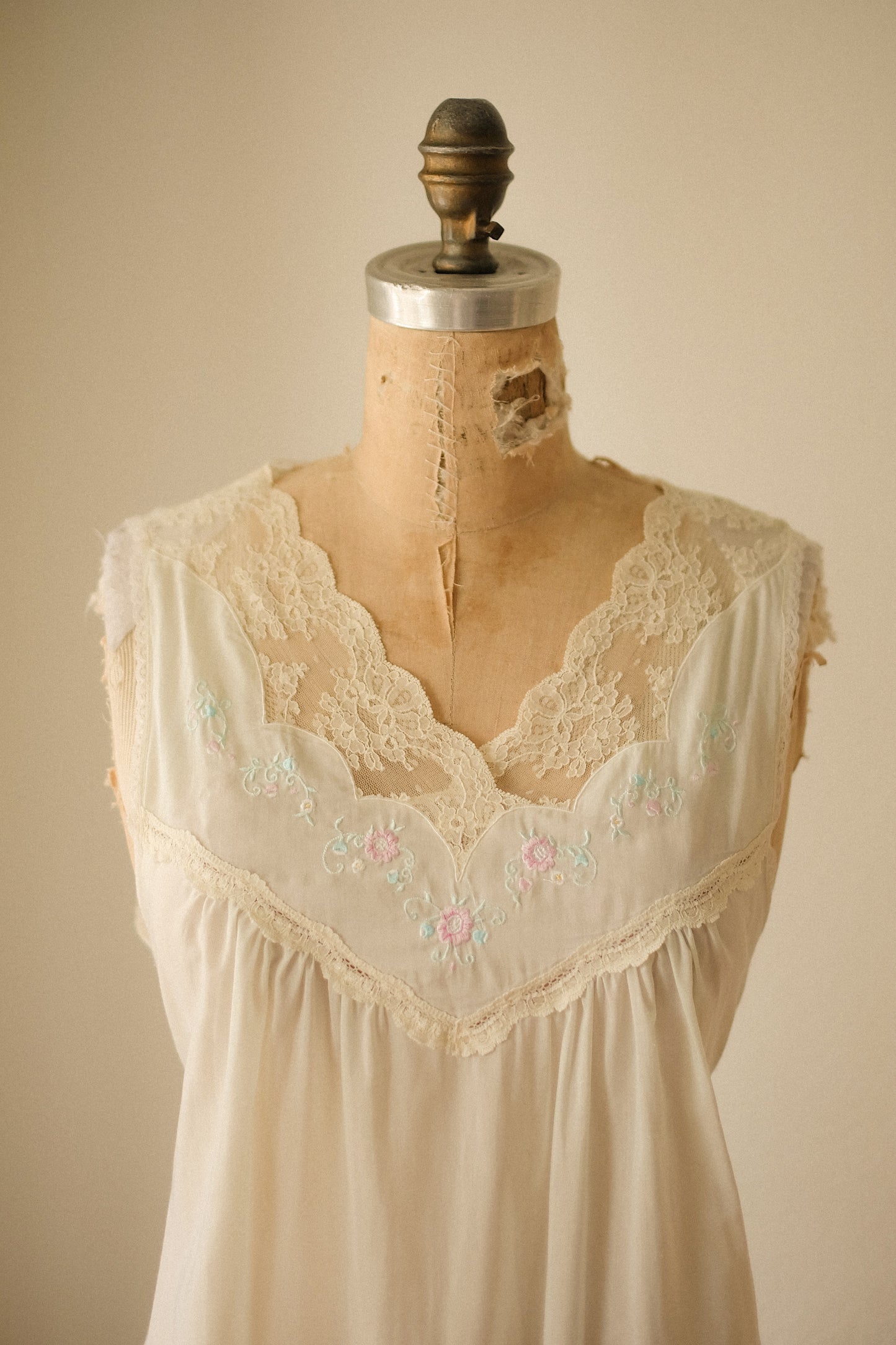 Vintage Lacey light blue pyjama sleep dress♡