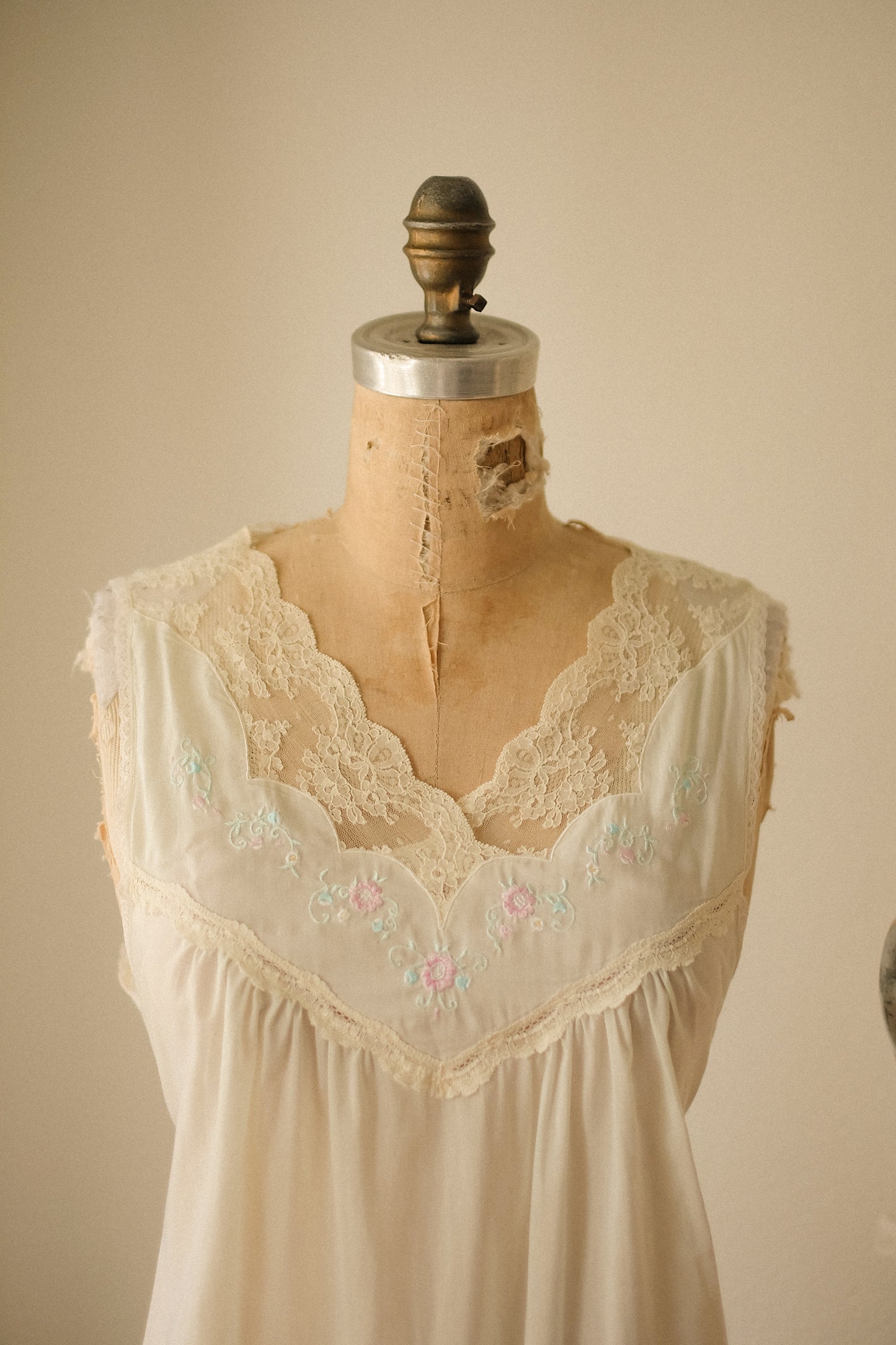 Vintage Lacey light blue pyjama sleep dress♡