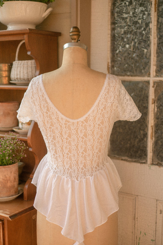 Vintage lace playsuit