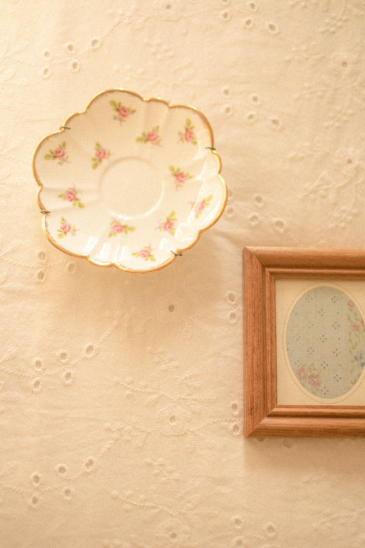 Vintage wooden double picture frame