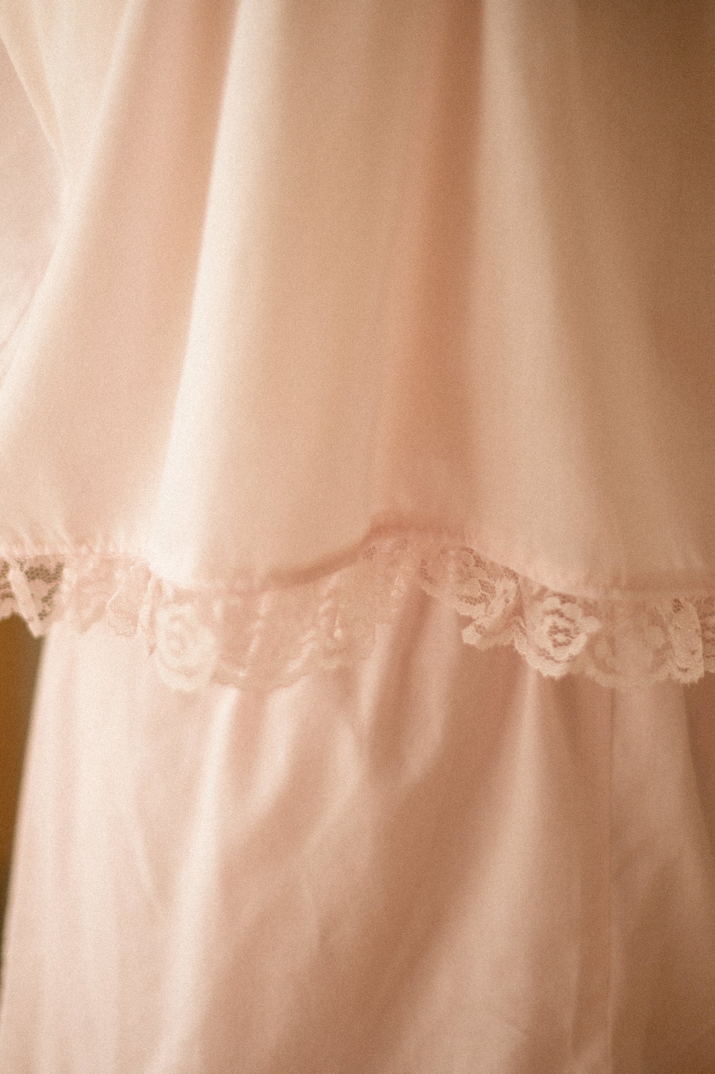 Vintage pink lacy pyjama set