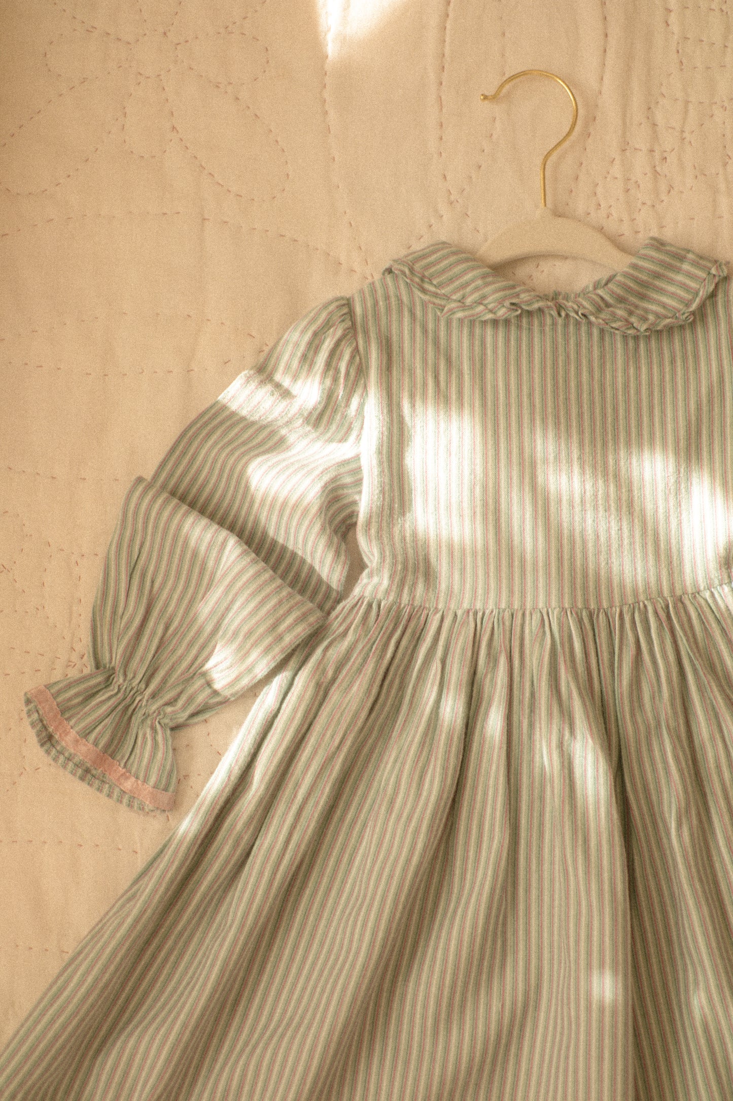 vintage dainty collared baby dress