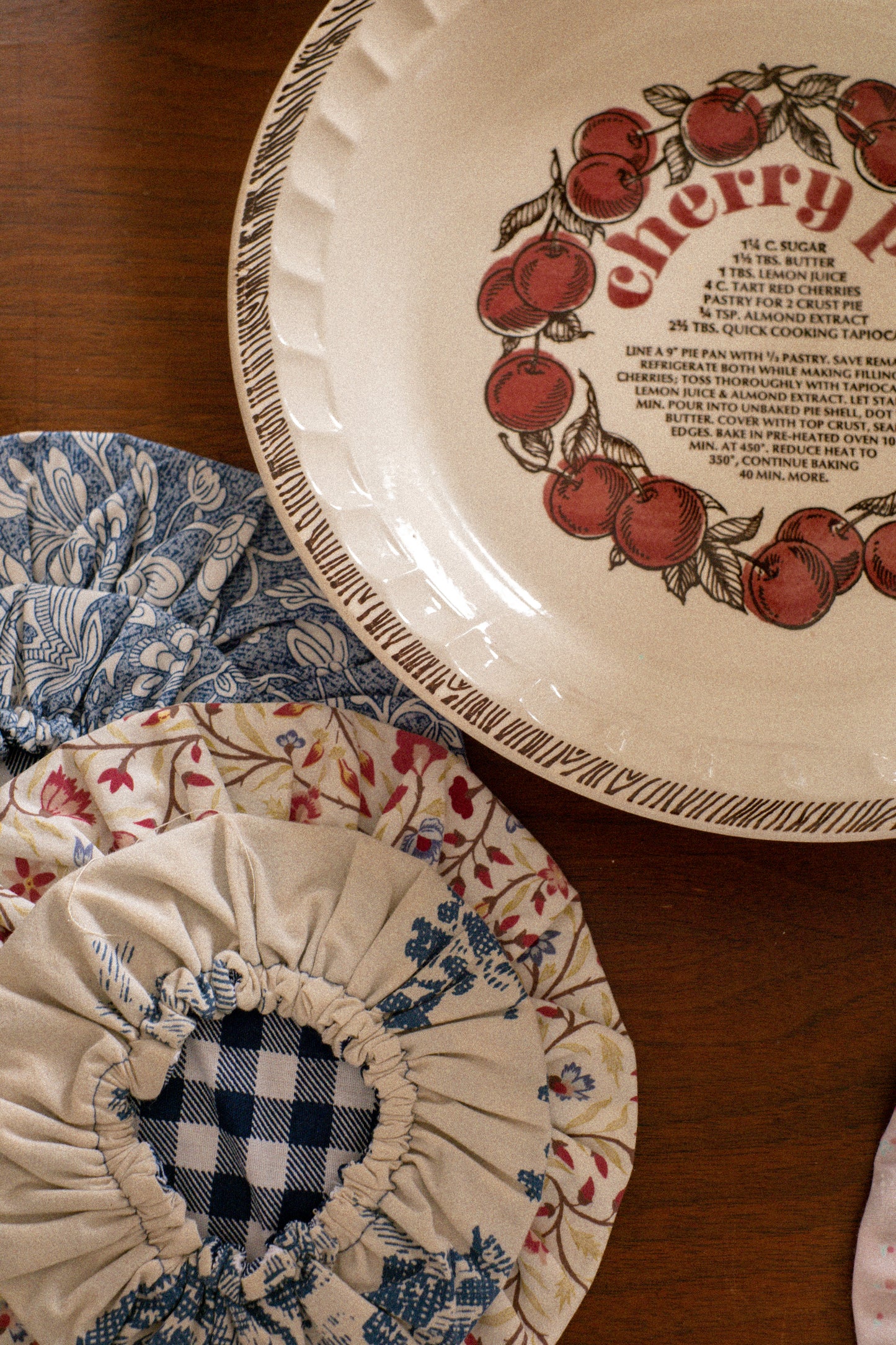 Handmade reusable bowl cover set - Firefly
