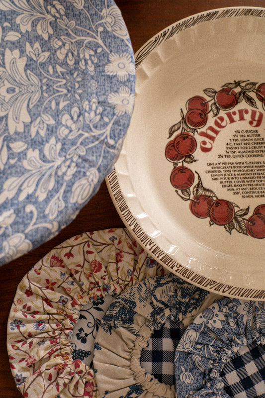 Handmade reusable bowl cover set - Bluebell