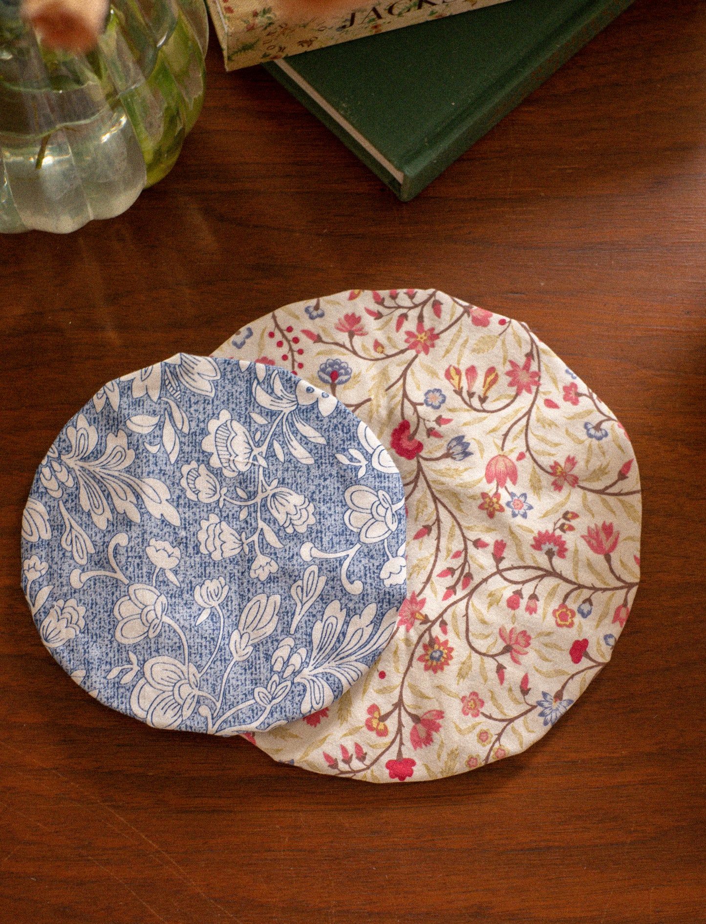 Handmade reusable bowl cover set - Firefly