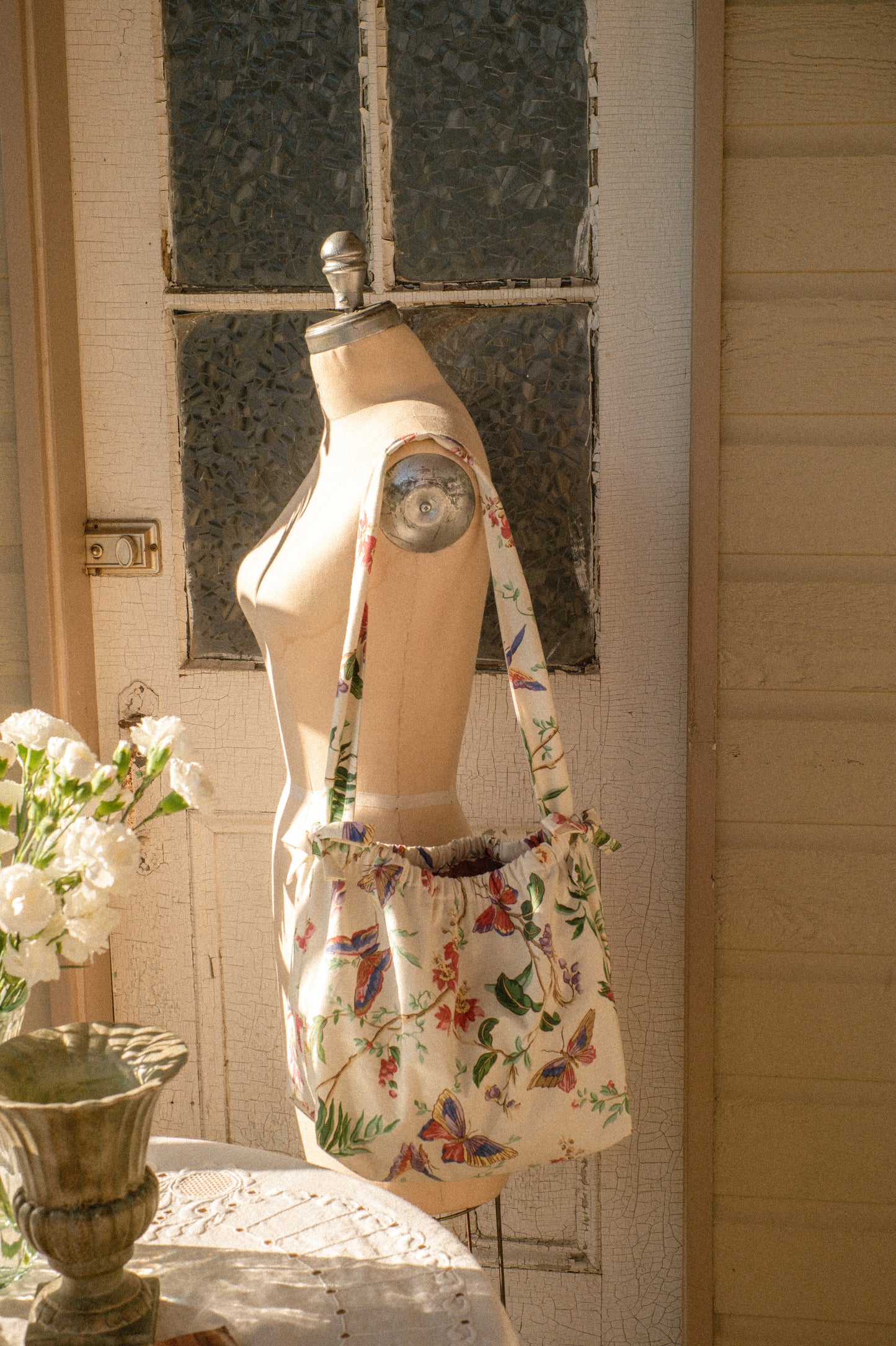 Handmade cotton tote bag - Papillon🦋