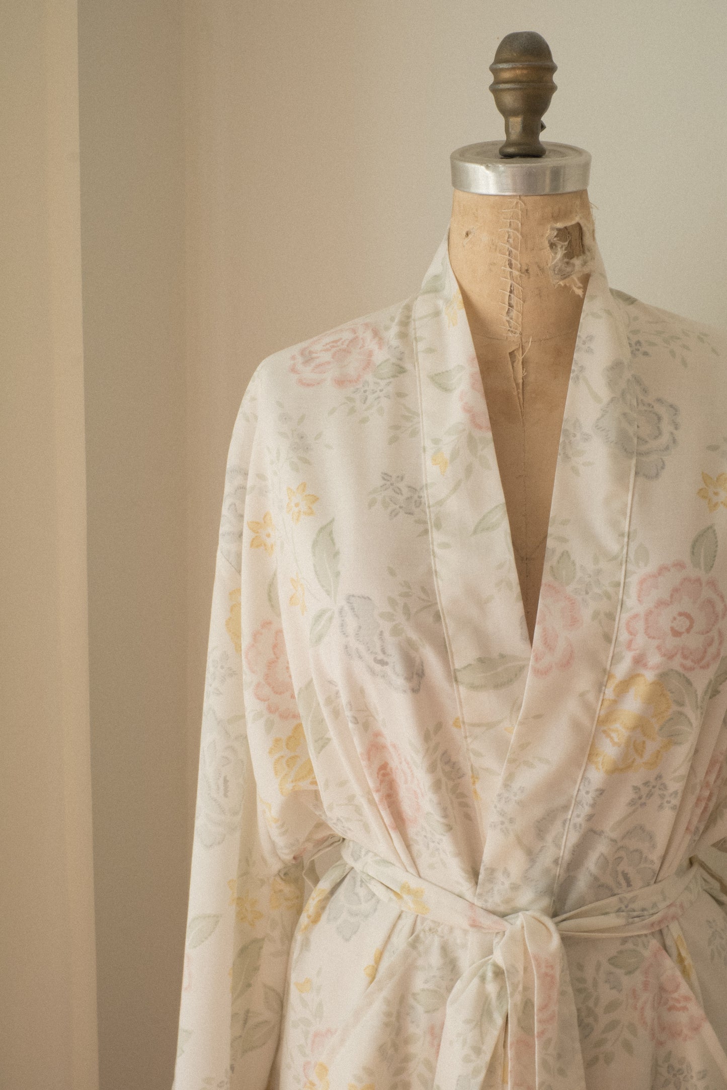 Handmade vintage cotton dressing gown ♡ Rosie