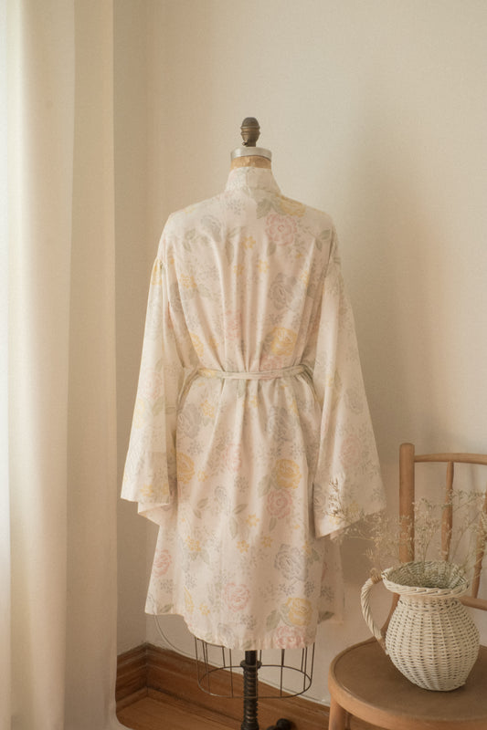 Handmade vintage cotton dressing gown ♡ Rosie