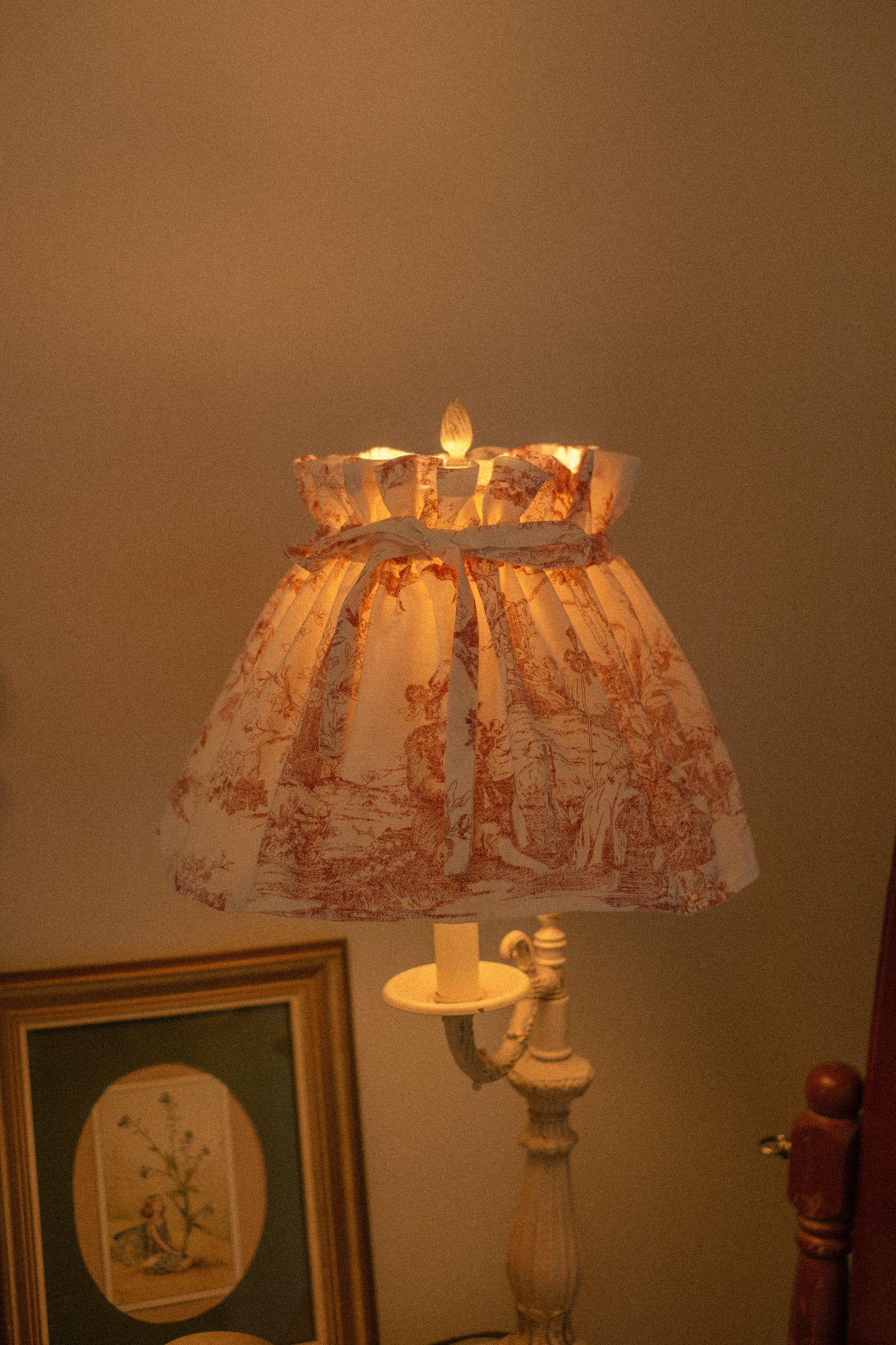 Handmade lampshade cover - petite pomme