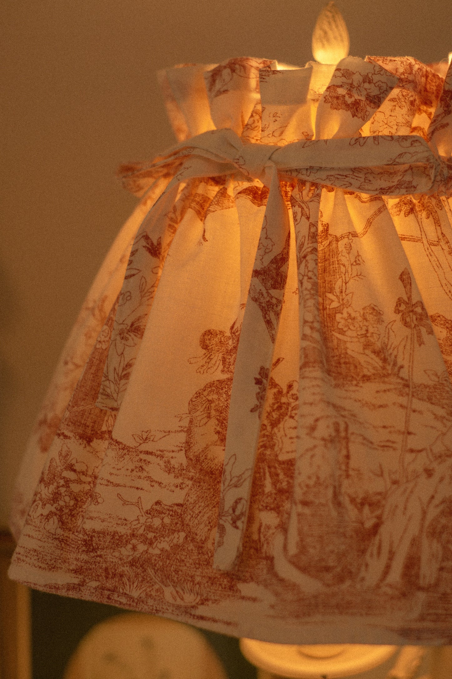 Handmade lampshade cover - petite pomme
