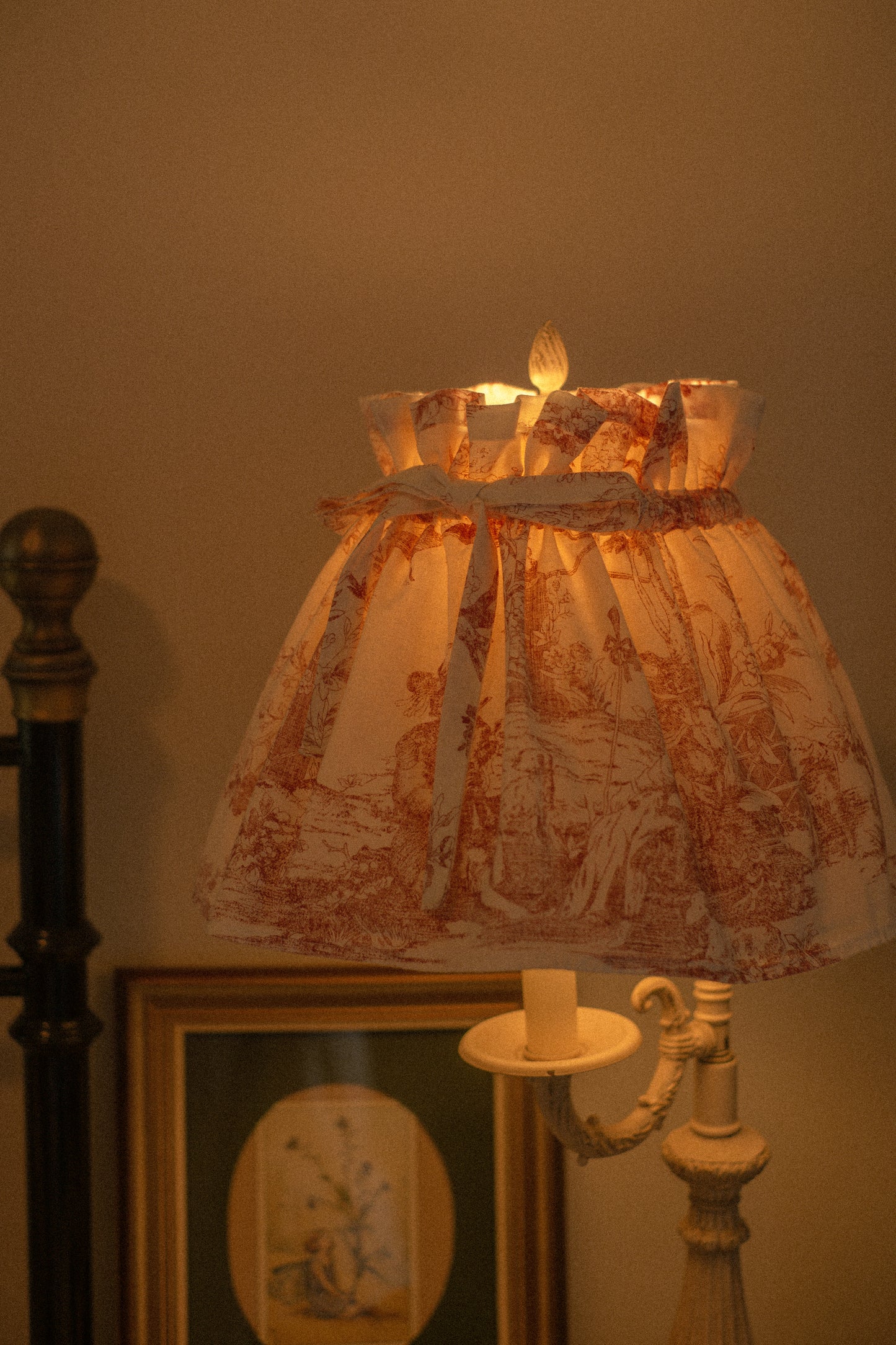 Handmade lampshade cover - petite pomme