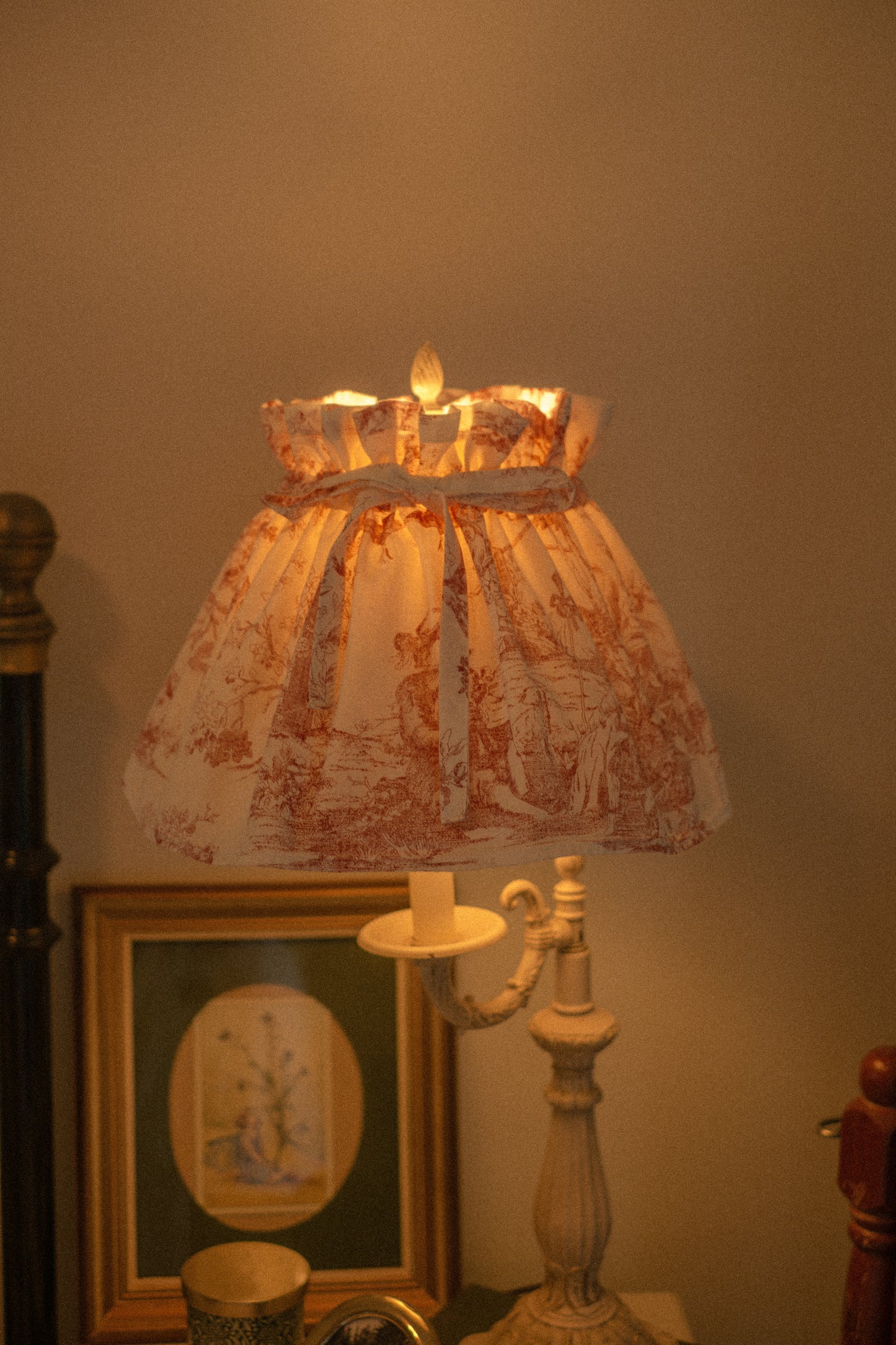 Handmade lampshade cover - petite pomme