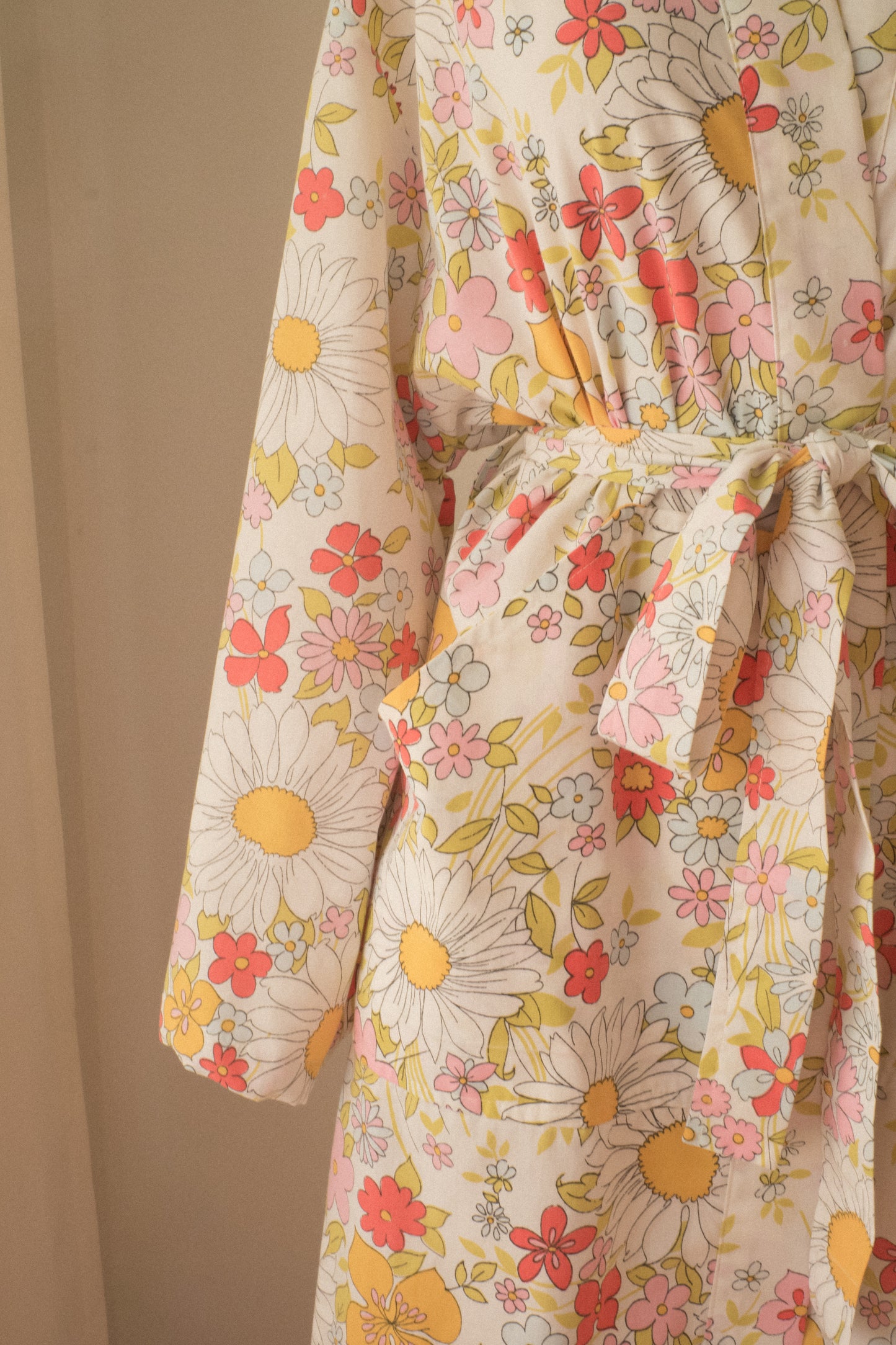 Handmade vintage cotton dressing gown ♡ wildflower