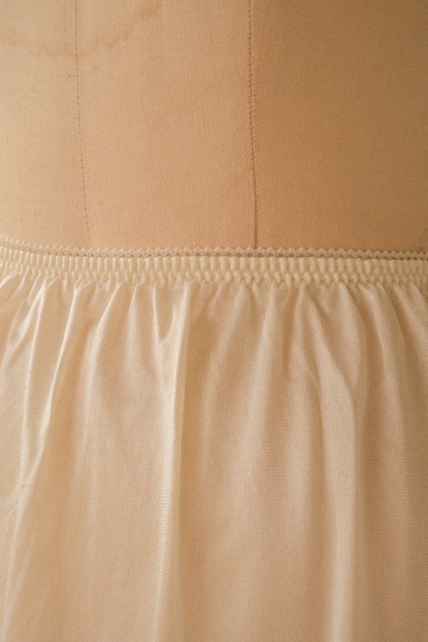 Vintage mini cream lacey slip