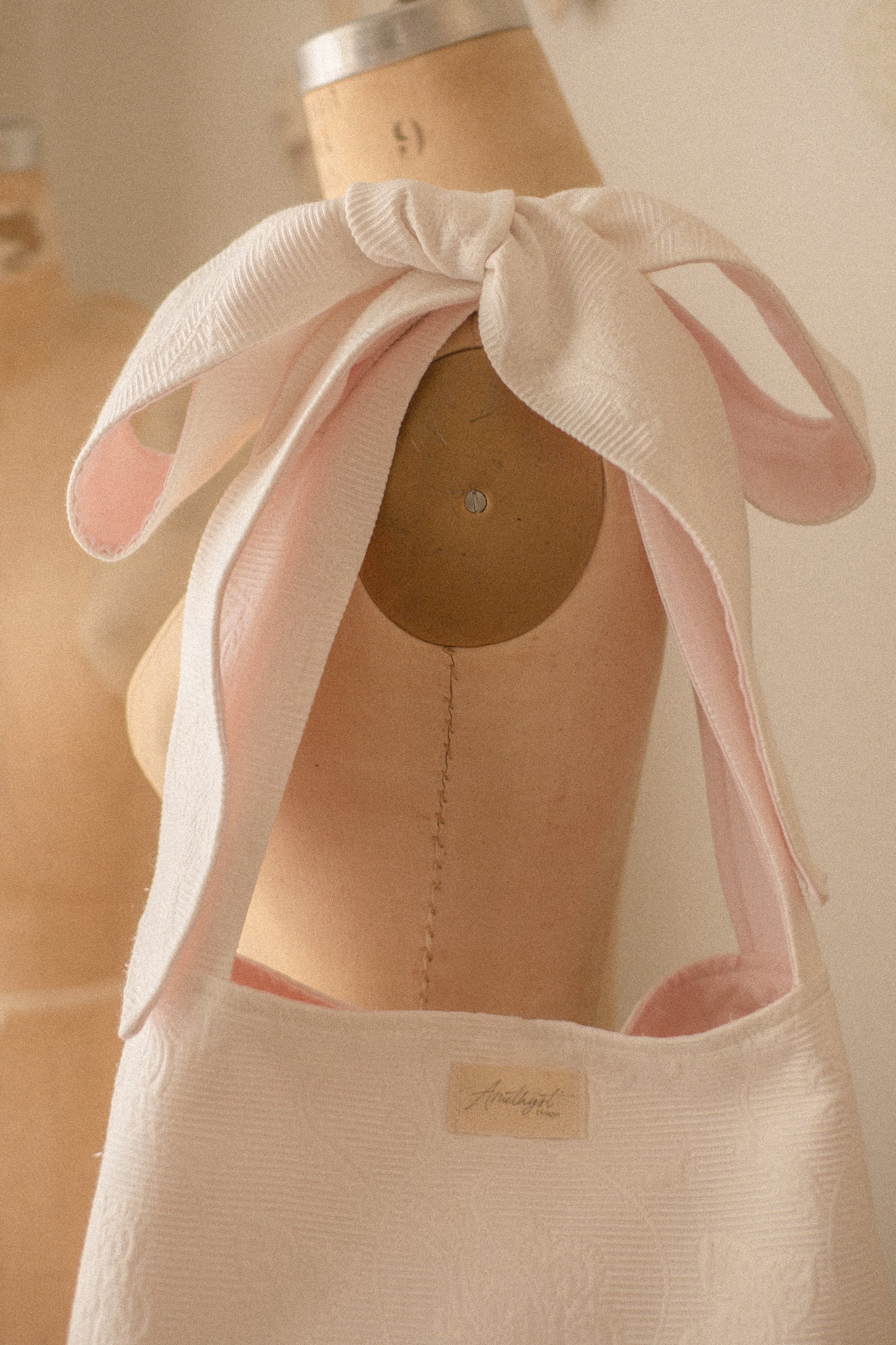 Handmade Ribbon reversible tote - Clara