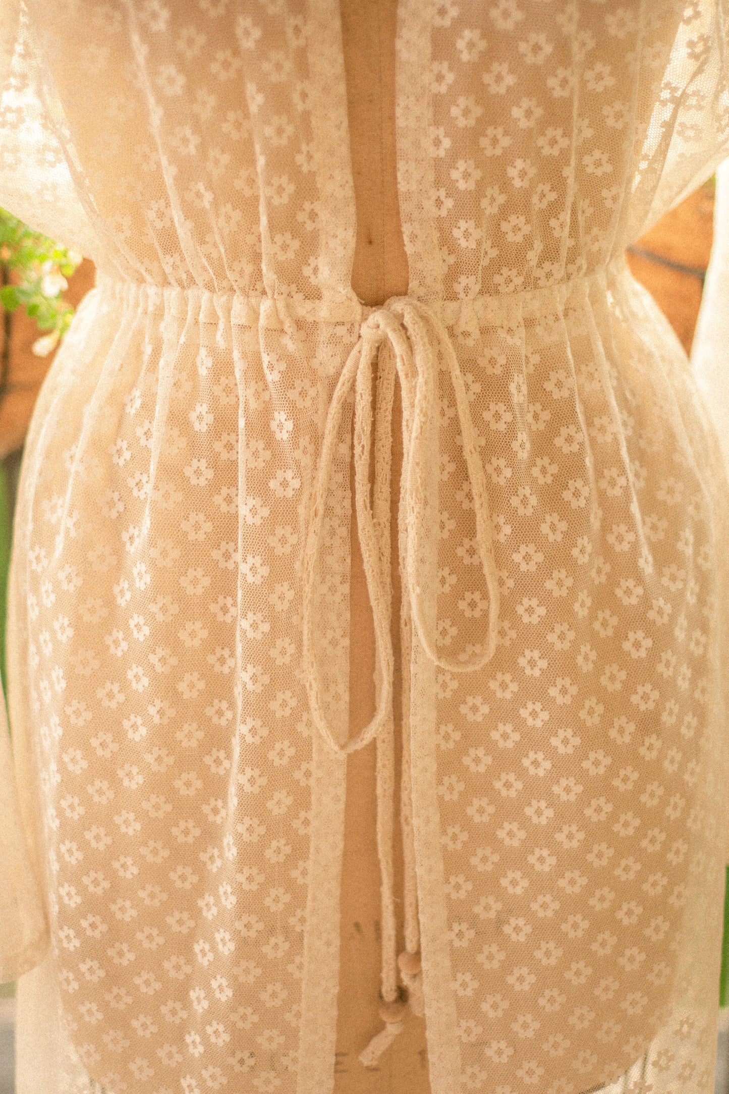 Handmade vintage inspired floral lace duster✨