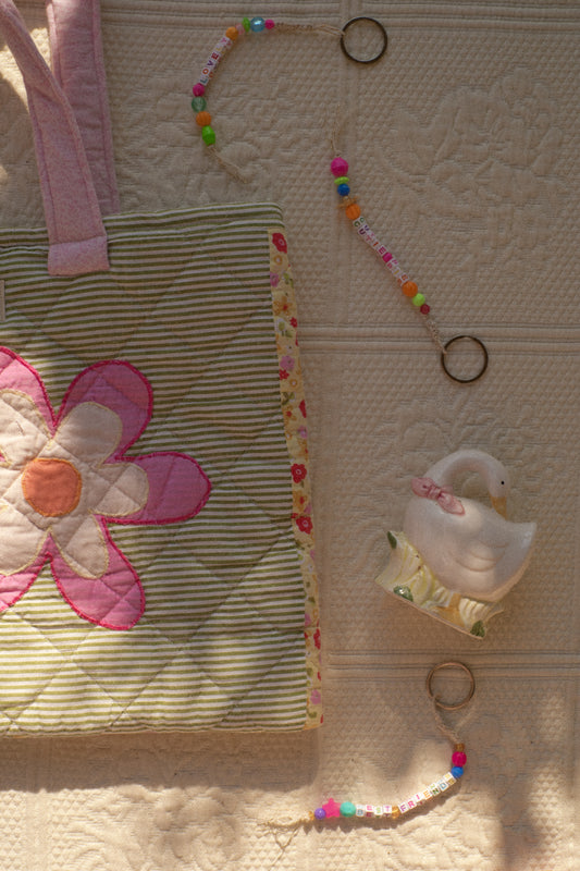 Handmade quilted reusable bag - Lisa♡