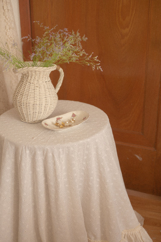 vintage floral trinket dish