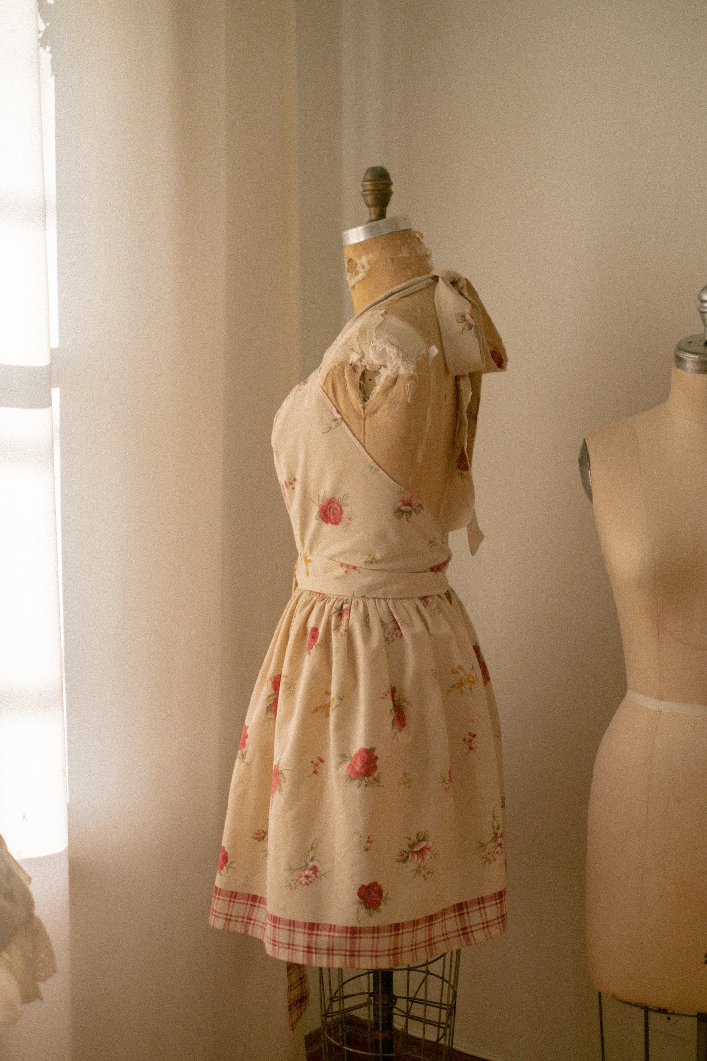 Handmade vintage inspired apron - Apple pickingš