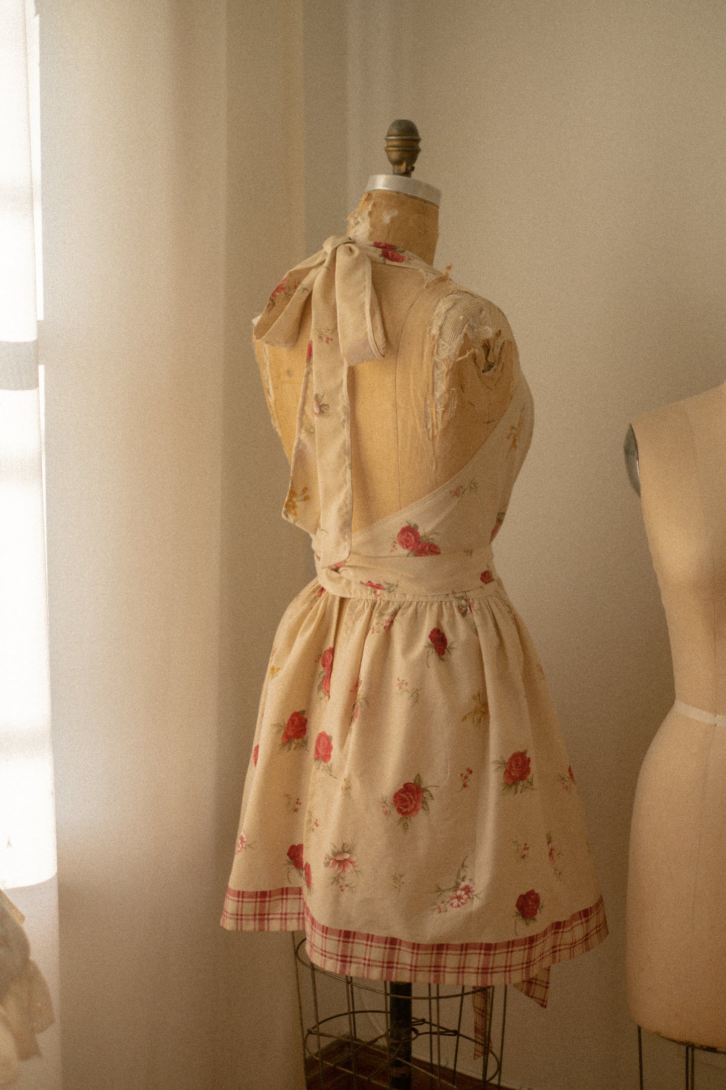 Handmade vintage inspired apron - Apple pickingš