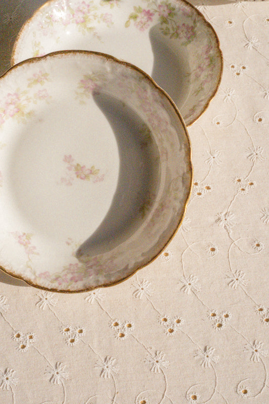 Pair of mini ornate trinket dishes