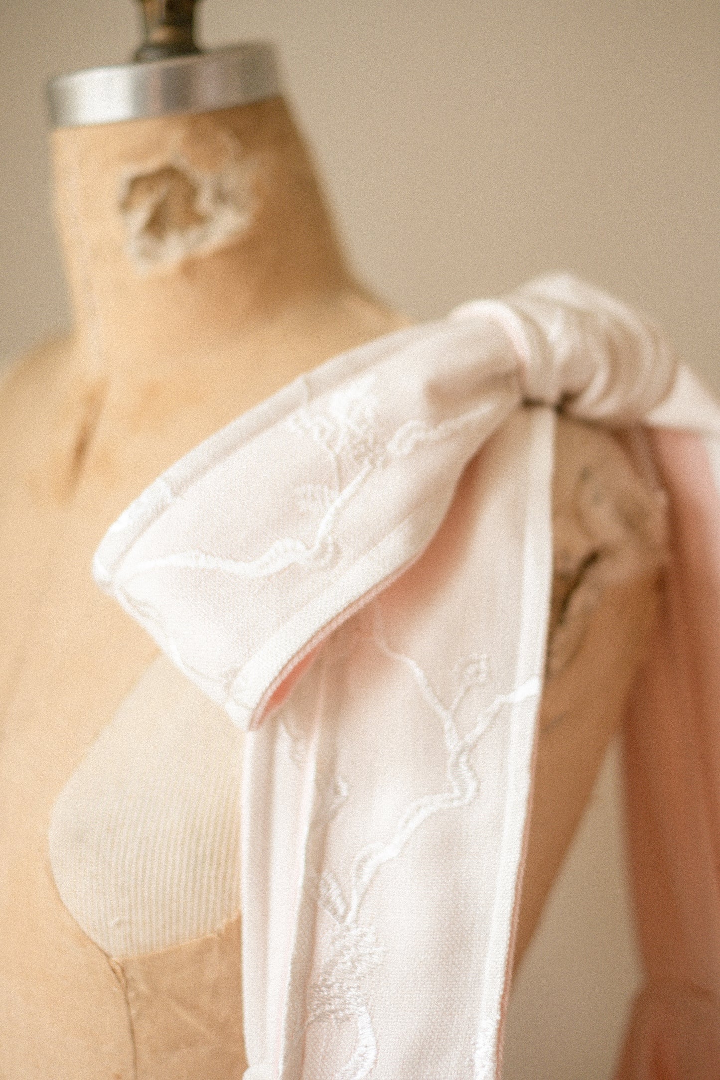 Handmade Ribbon reversible tote - ballerina