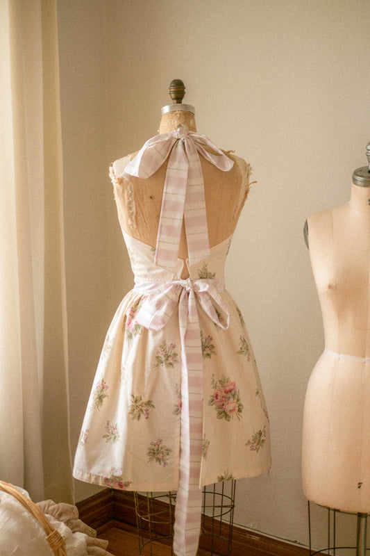Handmade vintage inspired apron - ballerina