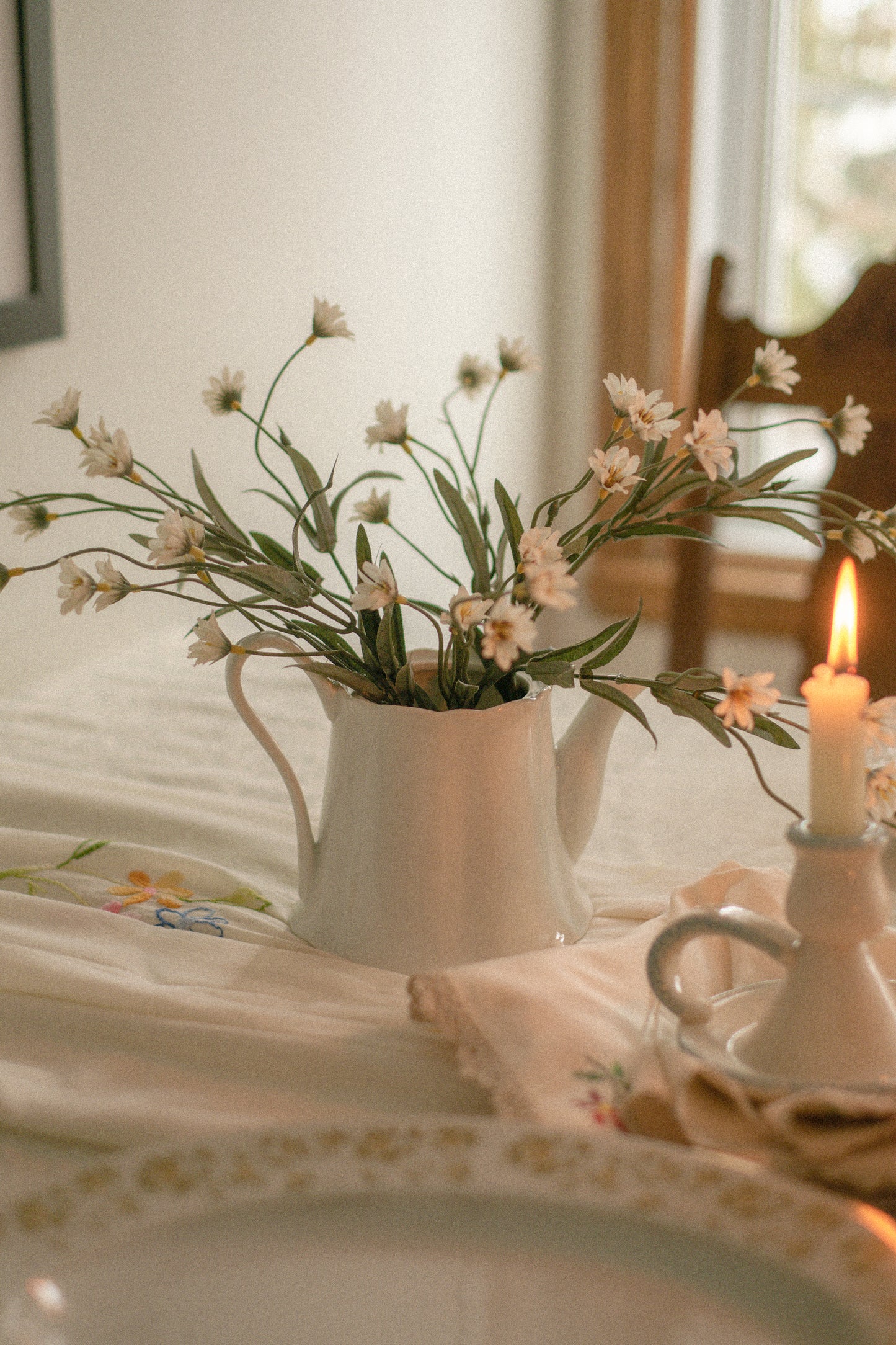 Vintage tea pot - flower pot