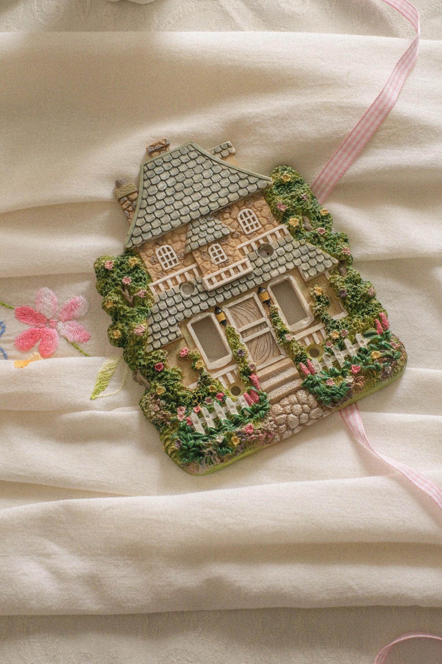 Vintage cottage light switch cover