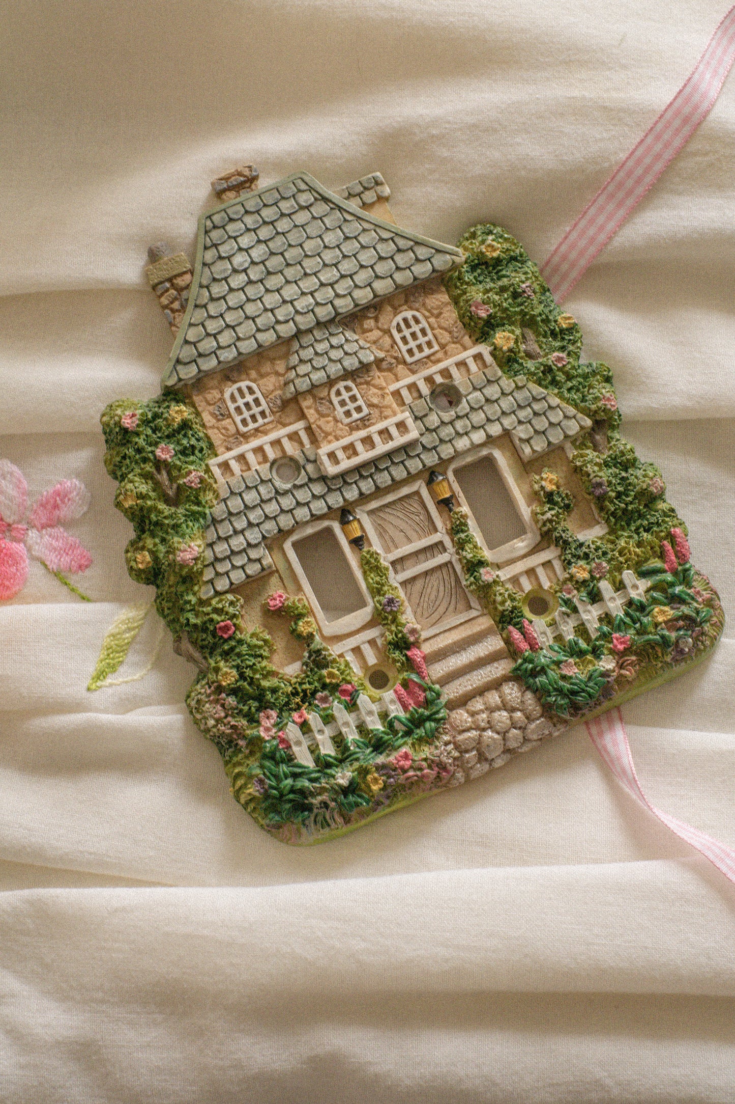 Vintage cottage light switch cover