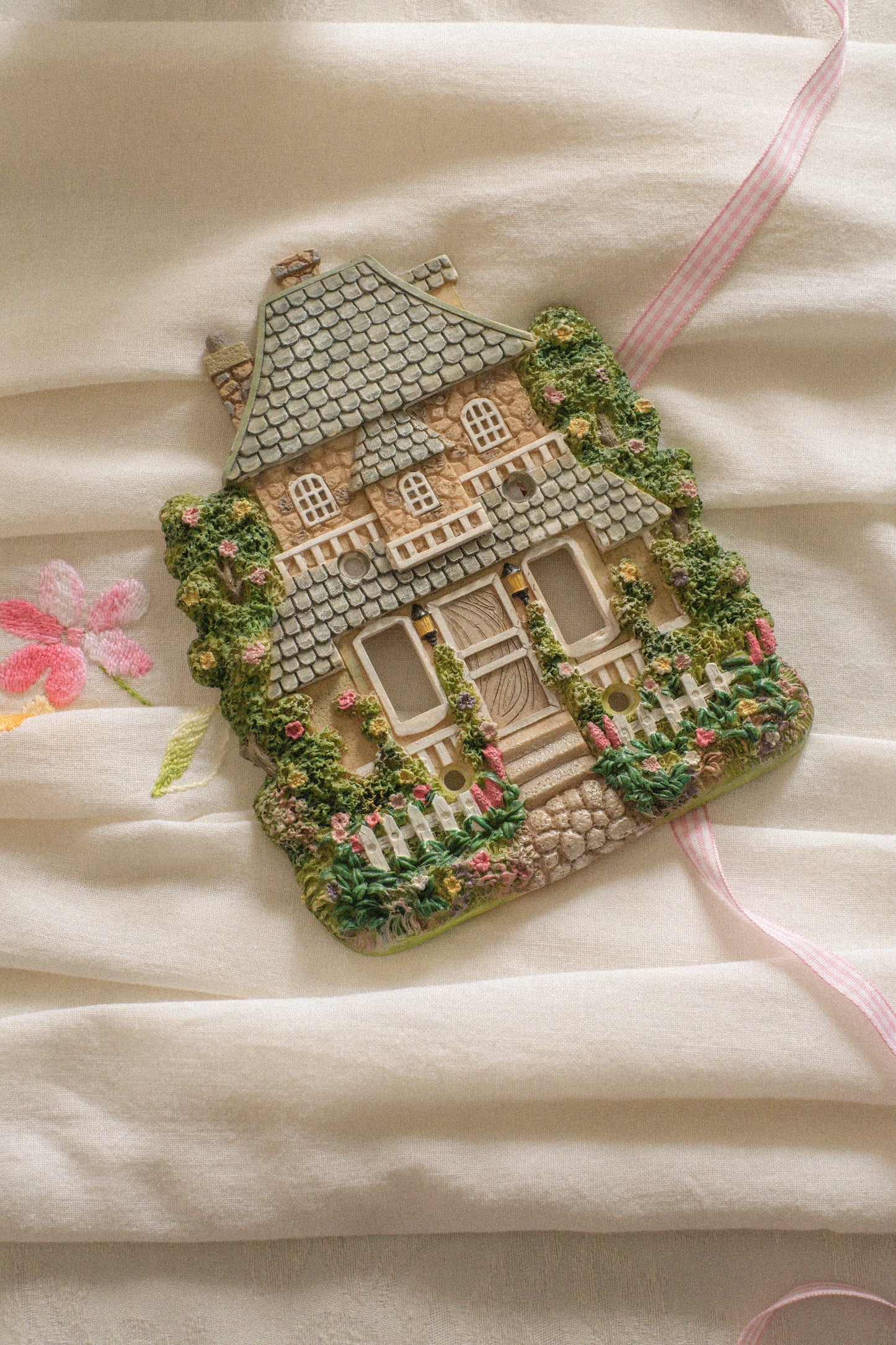 Vintage cottage light switch cover