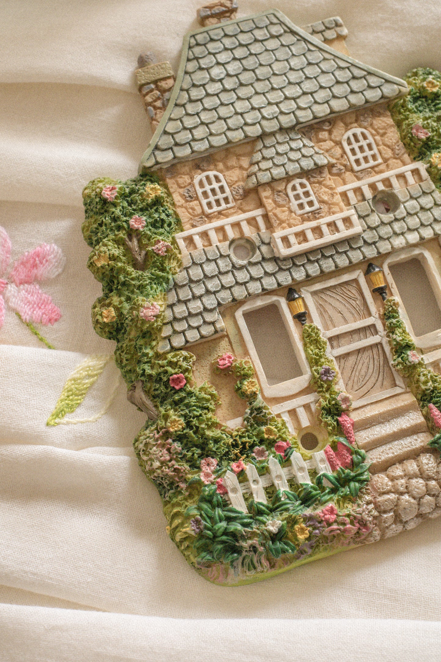 Vintage cottage light switch cover