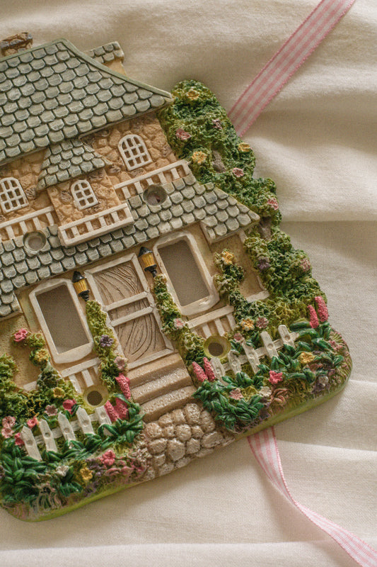 Vintage cottage light switch cover