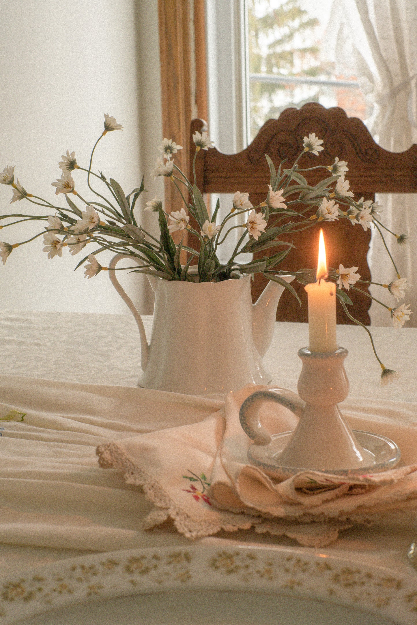 Vintage tea pot - flower pot